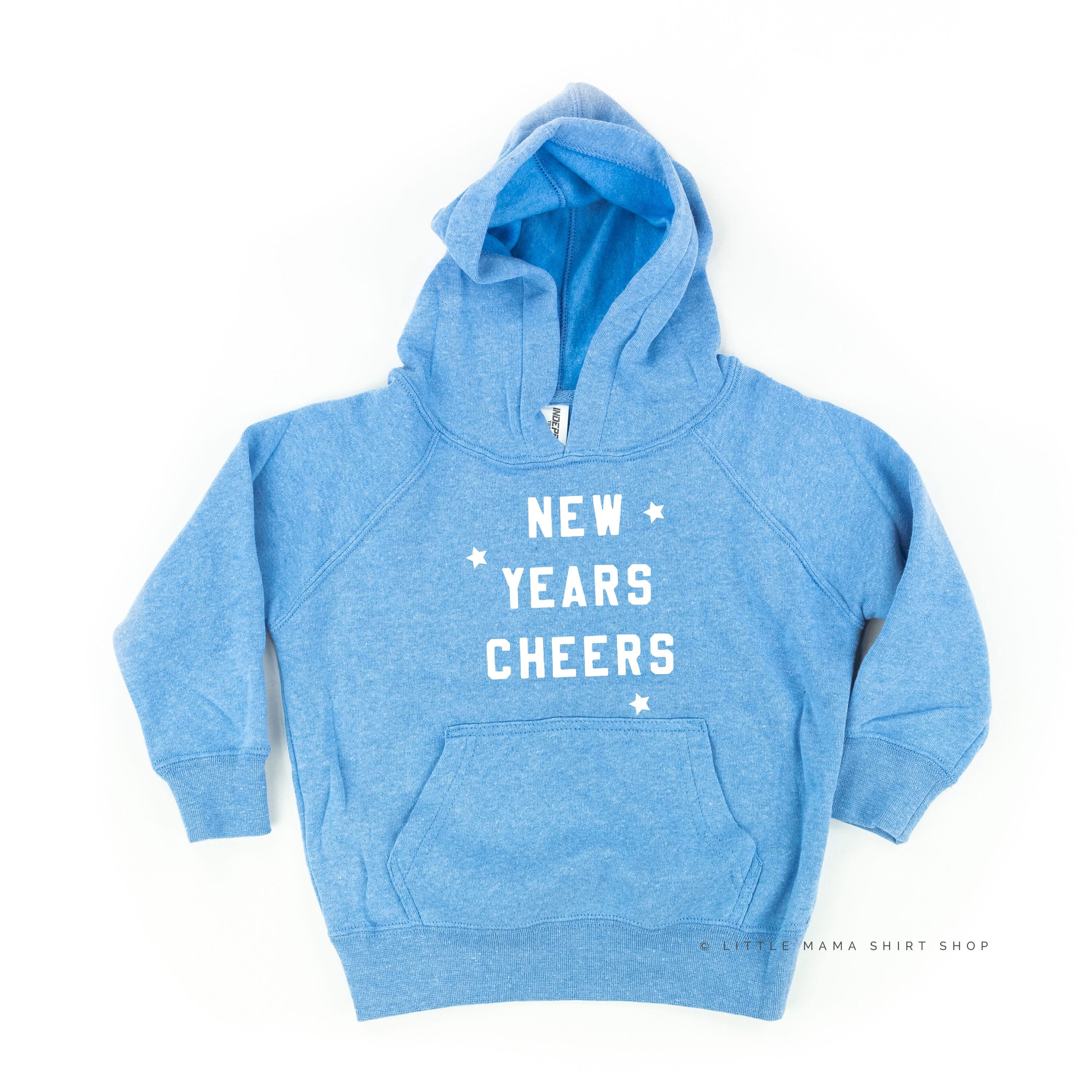 New Years Cheers - Block Font - Child Hoodie - Image 6