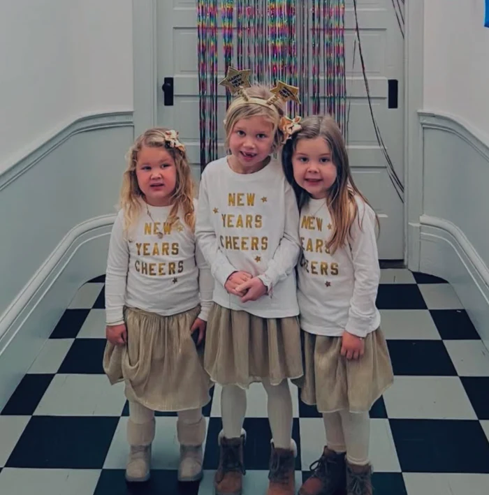 New Years Cheers - Block Font - Child Long Sleeve Tee - Image 8