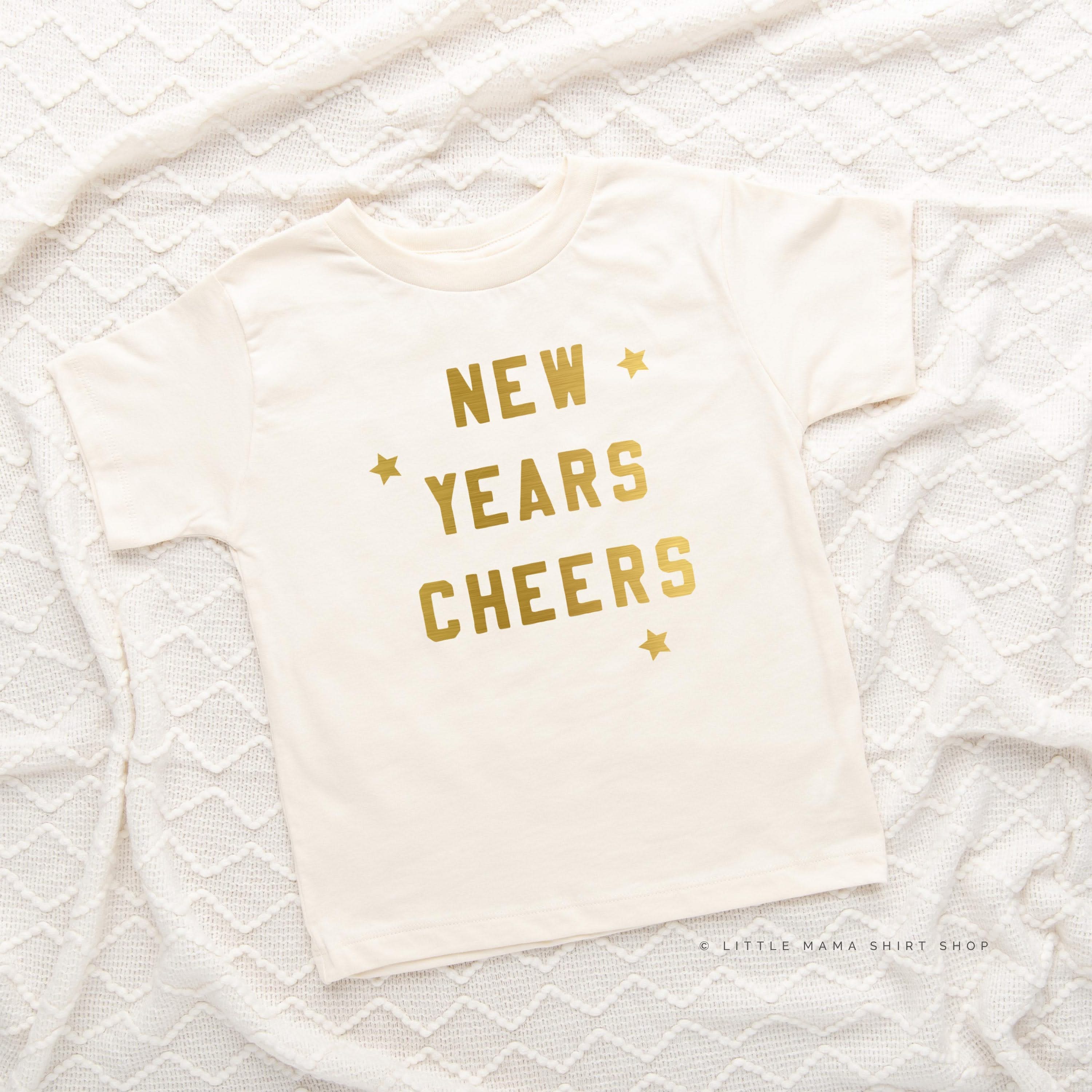 New Years Cheers - Block Font - Child Tee - Image 10