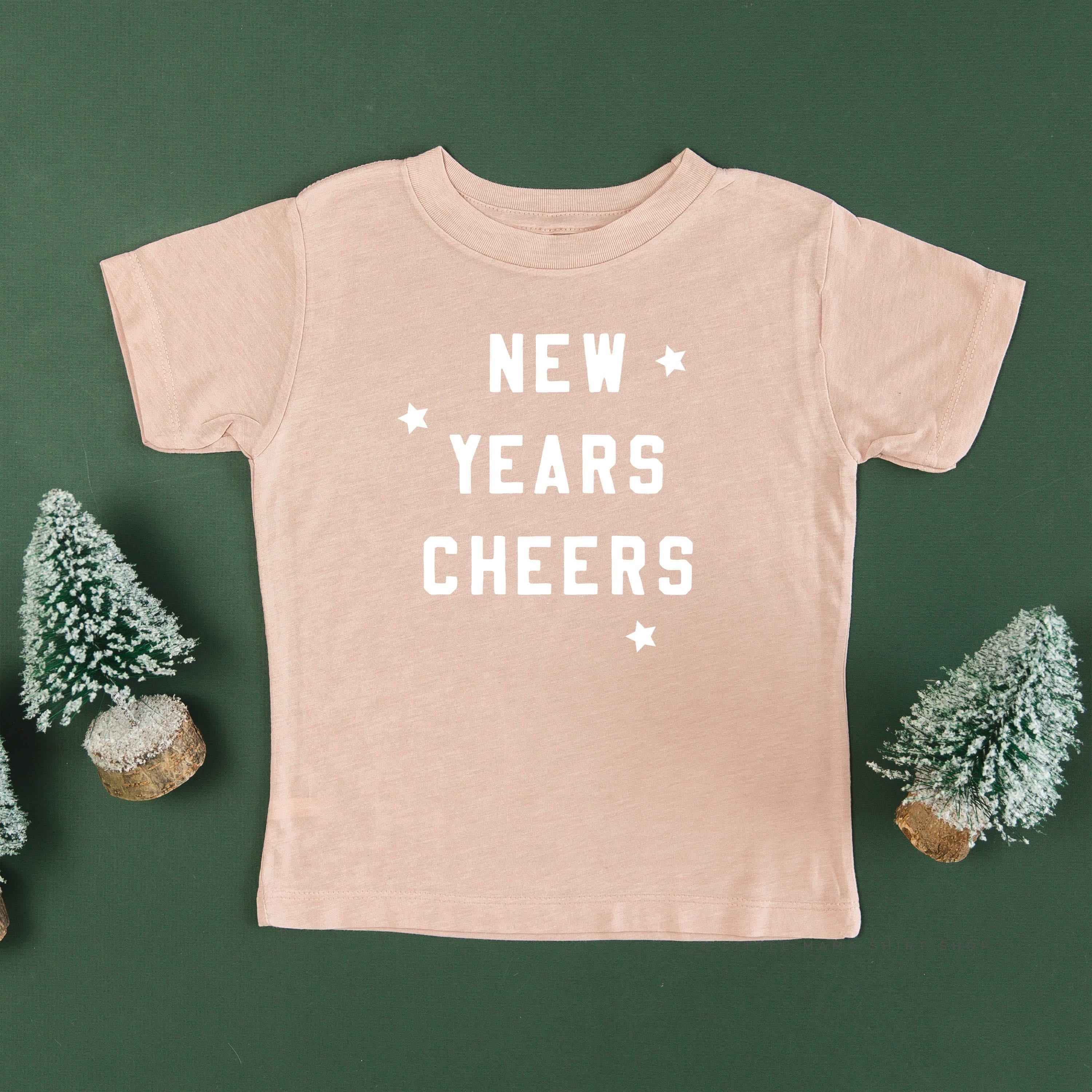 New Years Cheers - Block Font - Child Tee - Image 15
