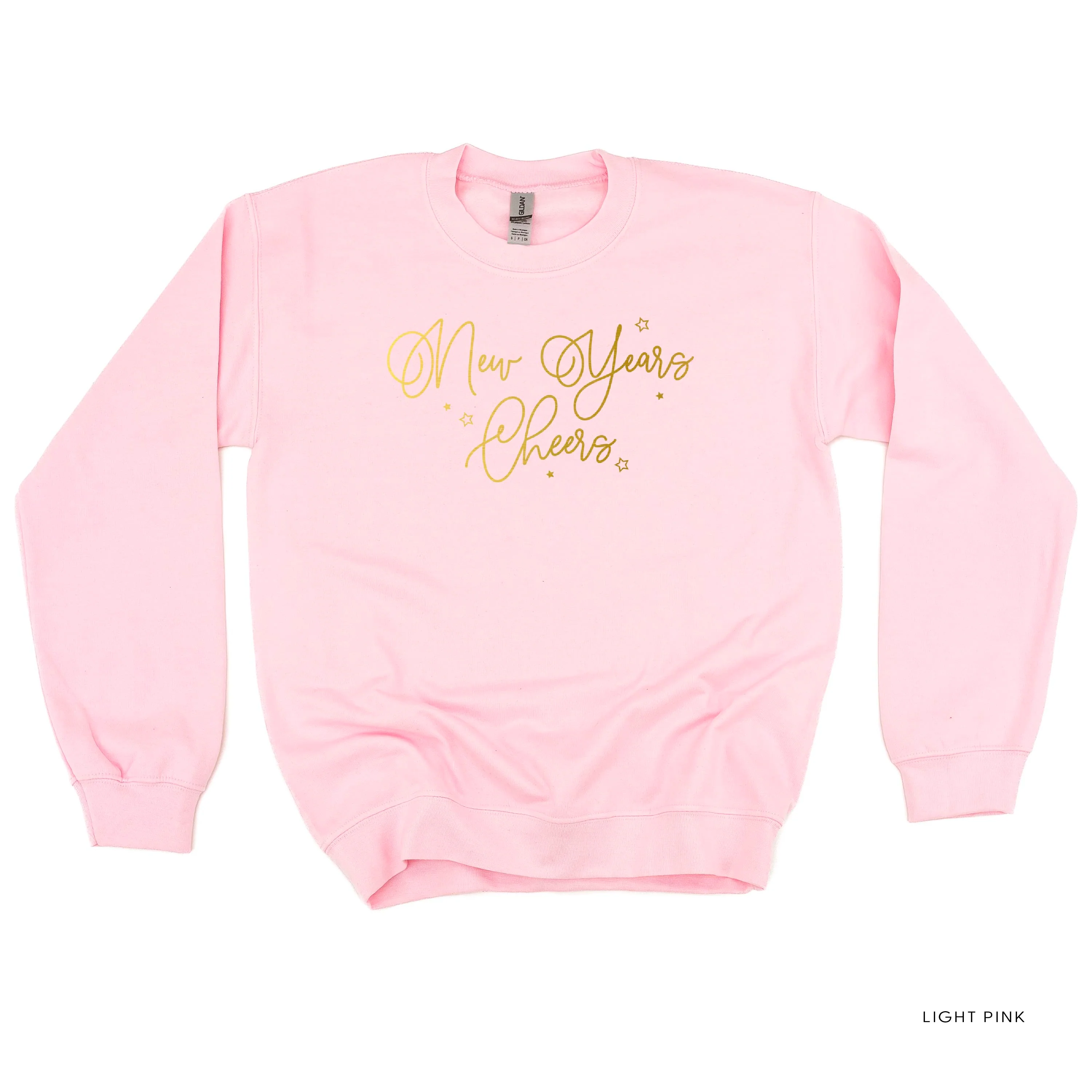 New Years Cheers - Stars/Script - Basic Fleece - Image 2