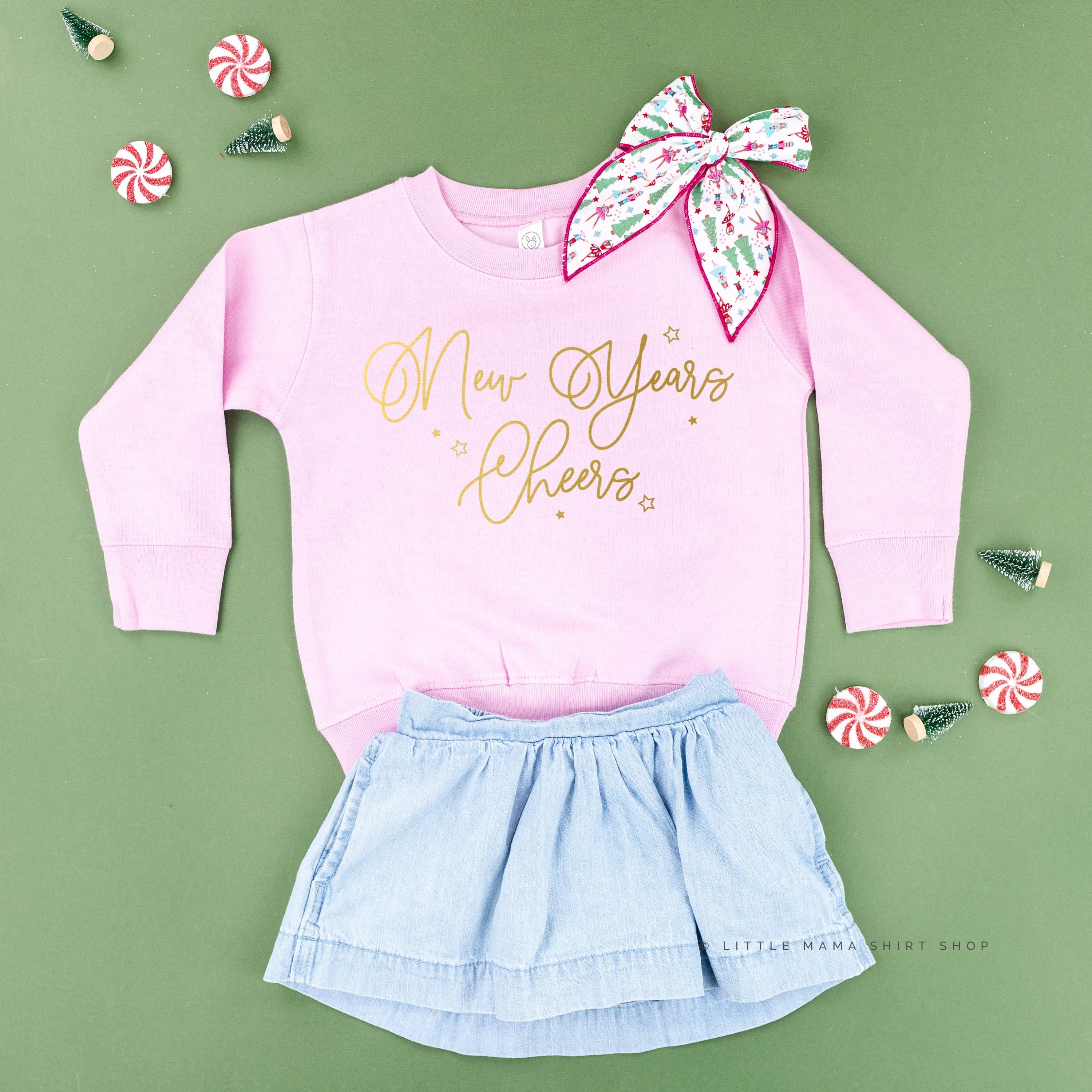 New Years Cheers - Stars/Script - Child Sweater - Image 9