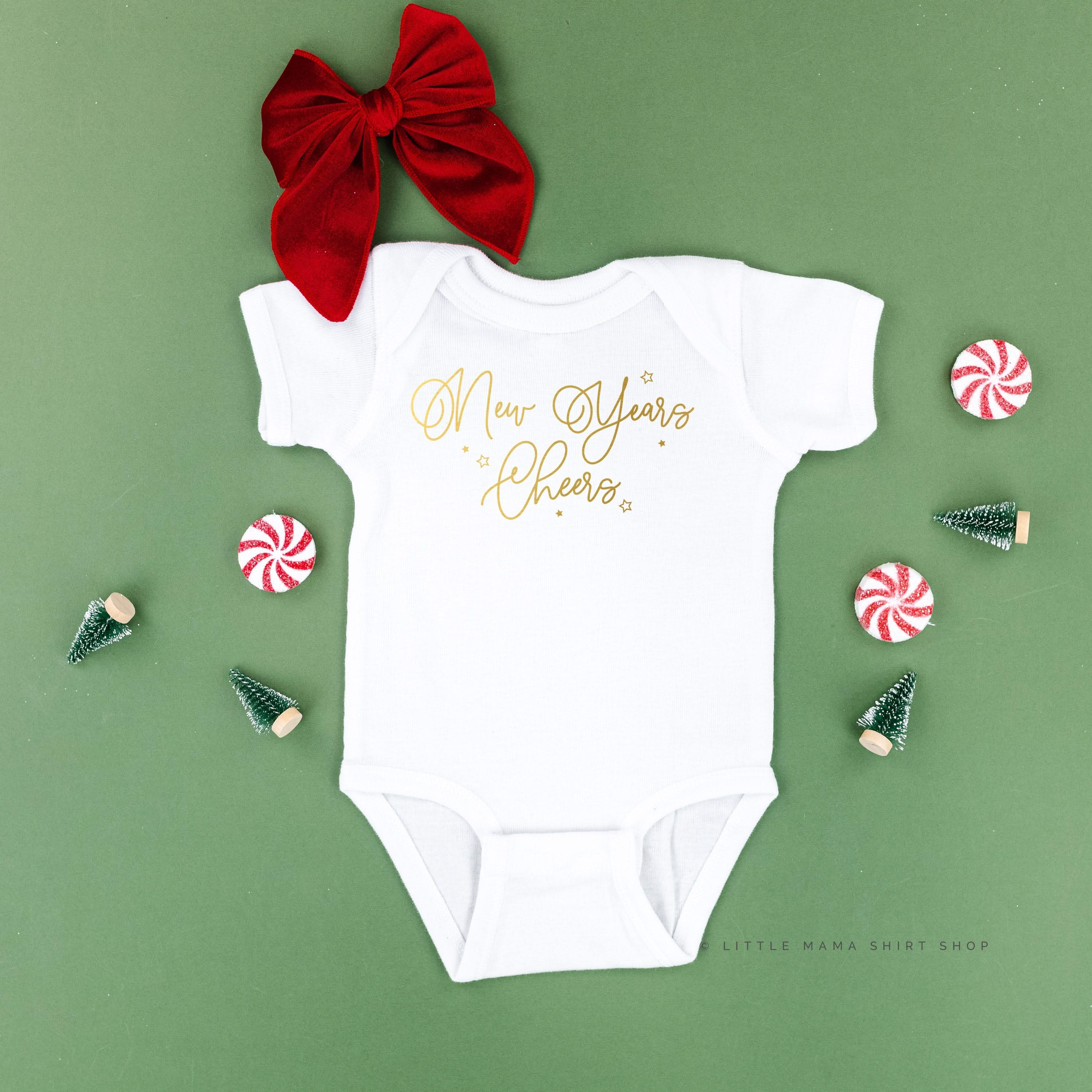 New Years Cheers - Stars/Script - Child Tee - Image 18