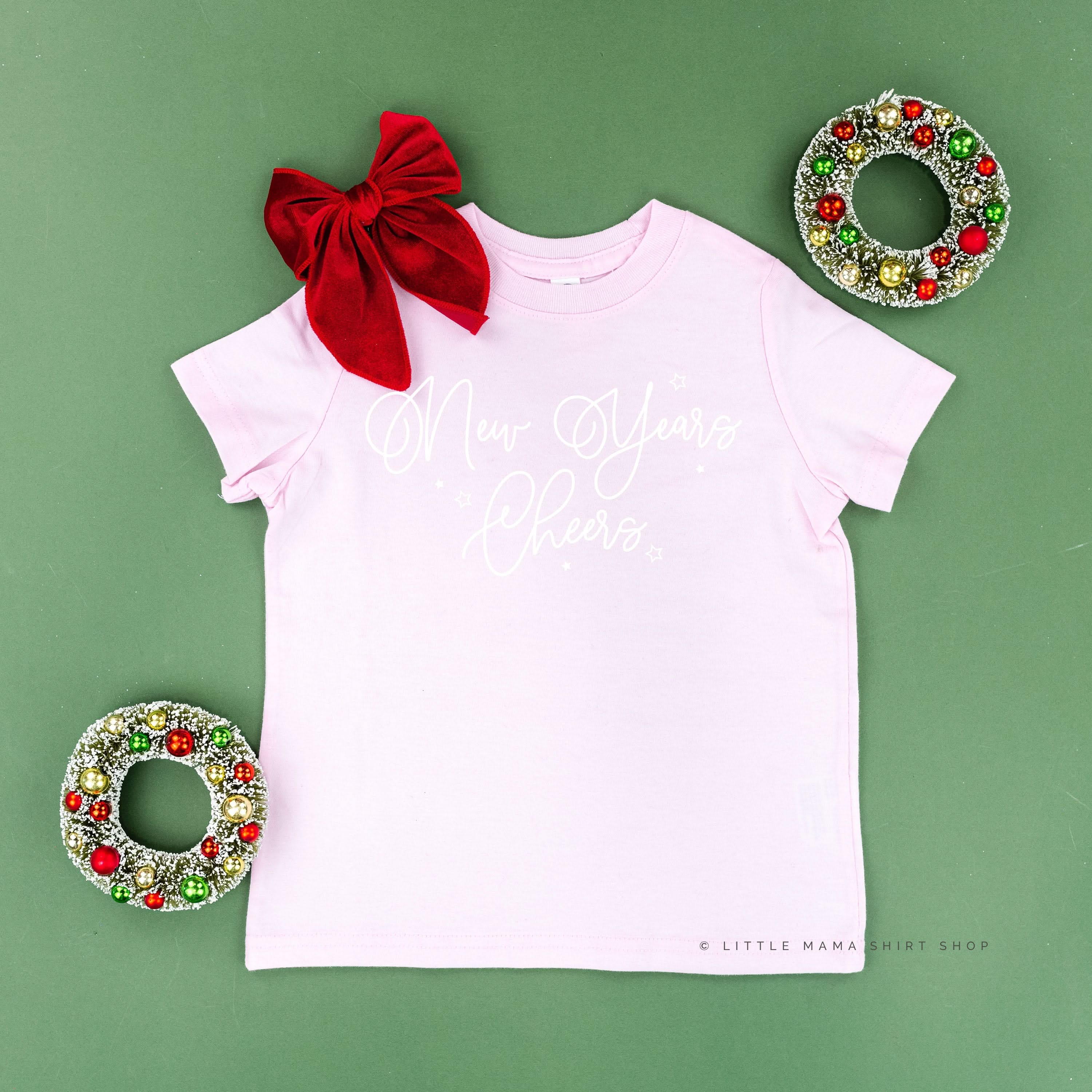 New Years Cheers - Stars/Script - Child Tee - Image 8