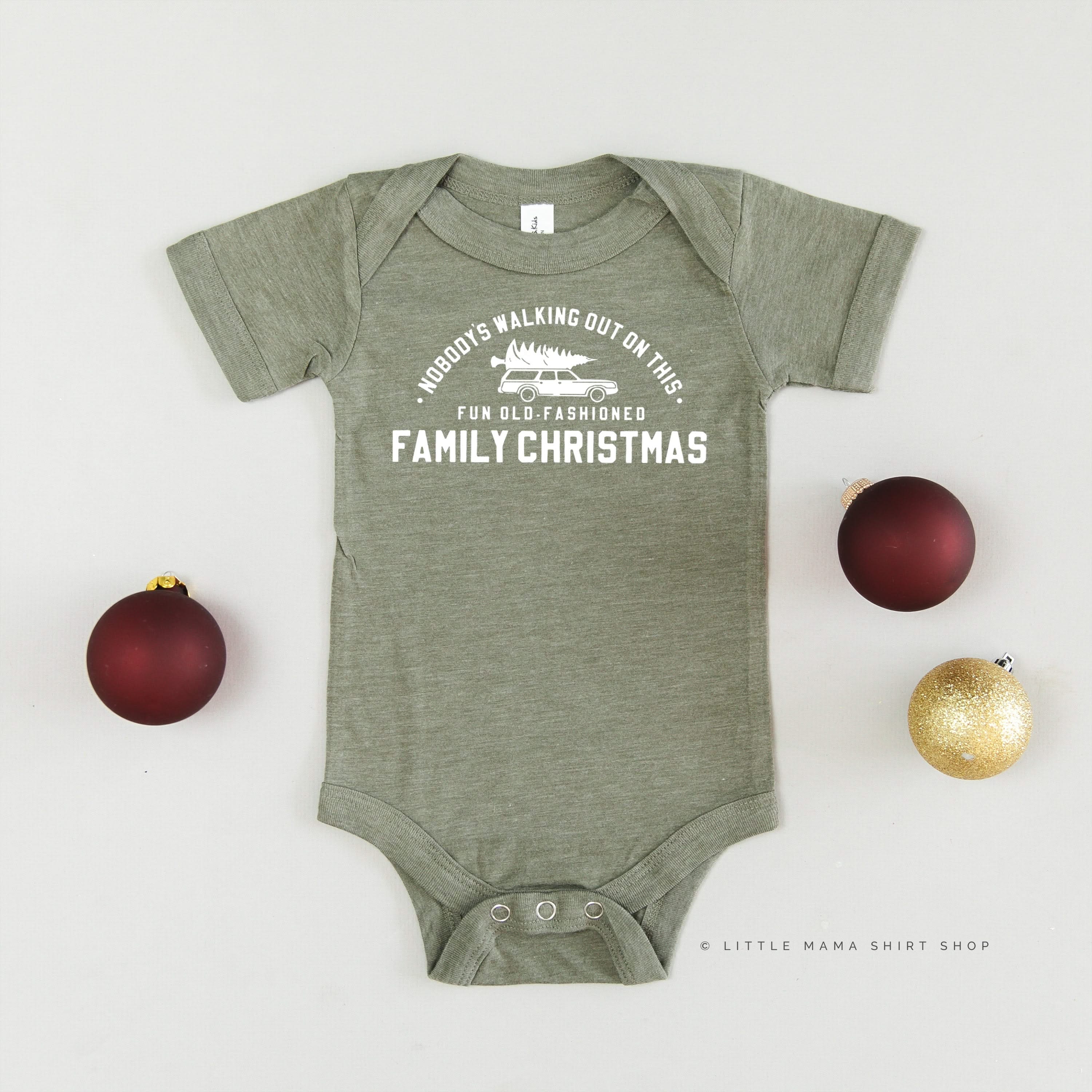 Nobody's Walking Out On This Fun Old-Fashioned Family Christmas - Child Tee - Image 7
