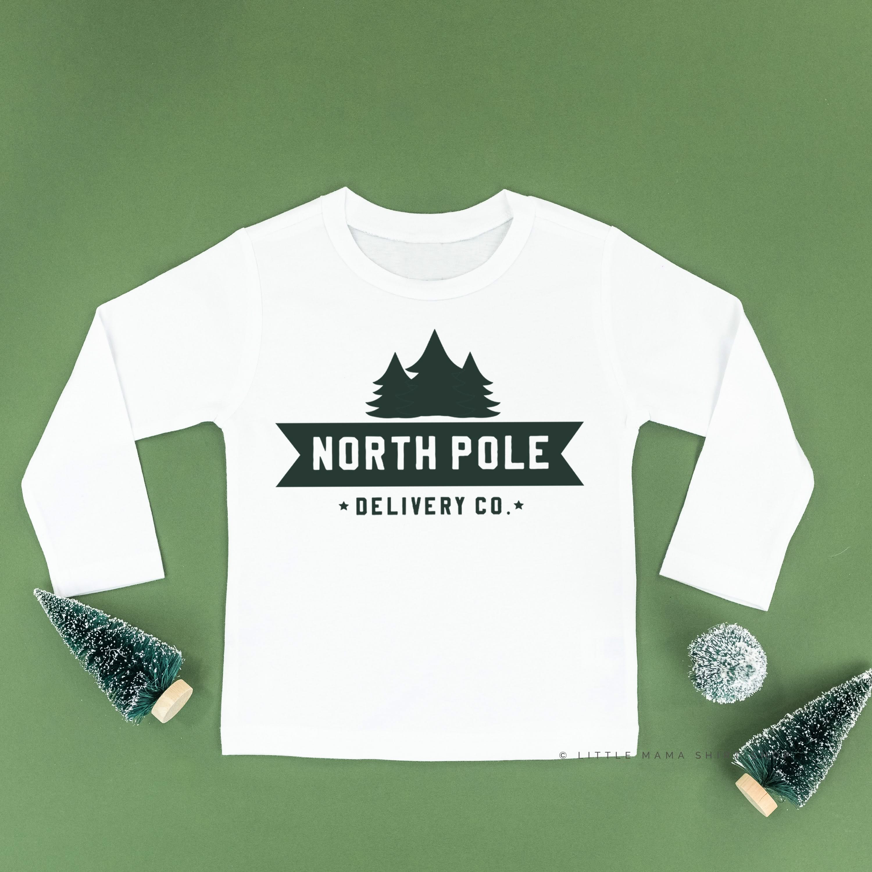 North Pole Delivery Co. - Child Long Sleeve Tee