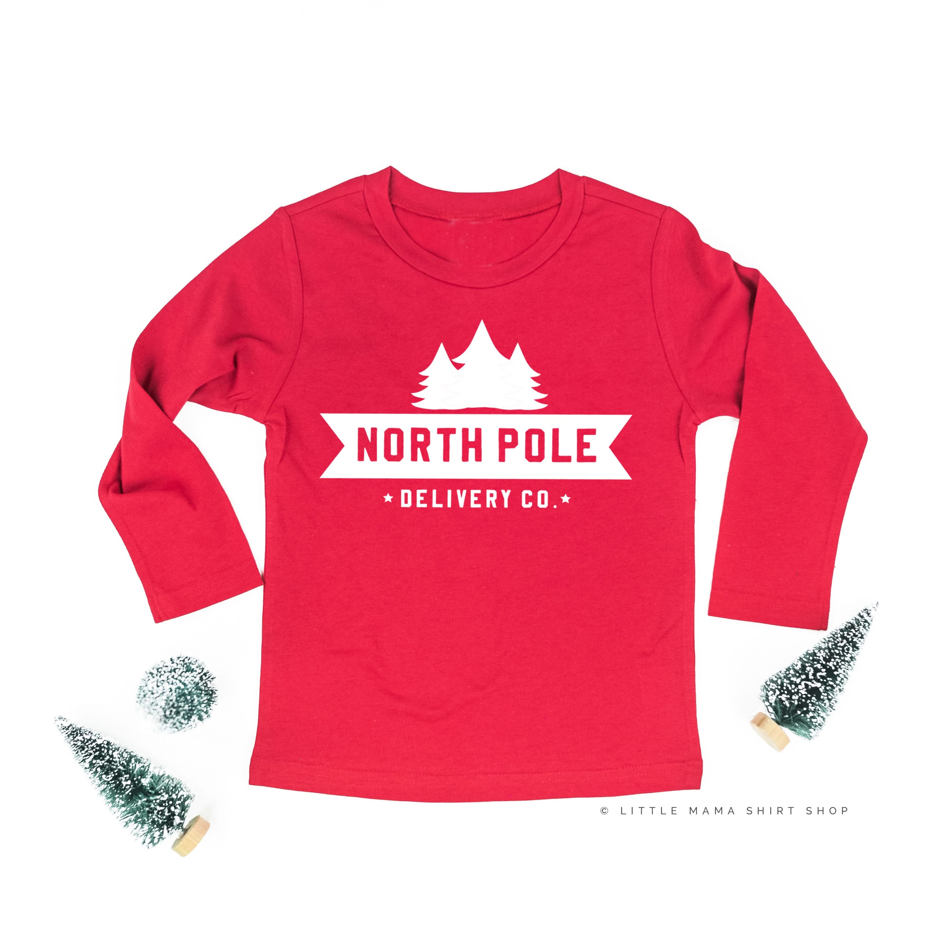 North Pole Delivery Co. - Child Long Sleeve Tee - Image 6
