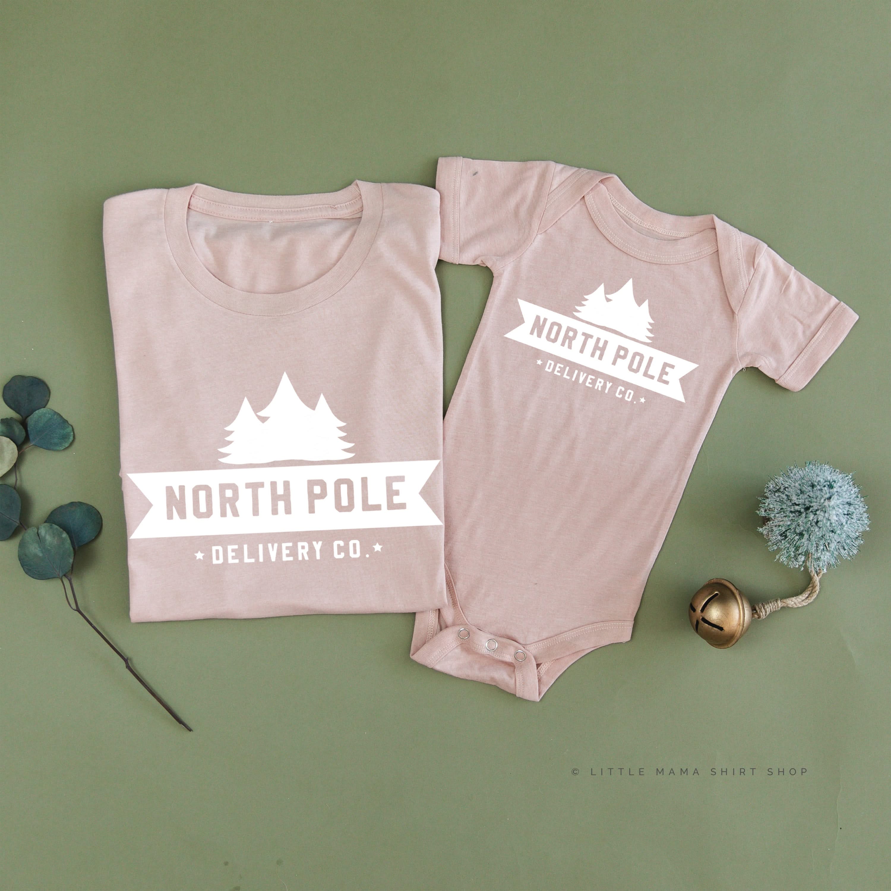 North Pole Delivery Co. - Set of 2 Unisex Tees - Image 4