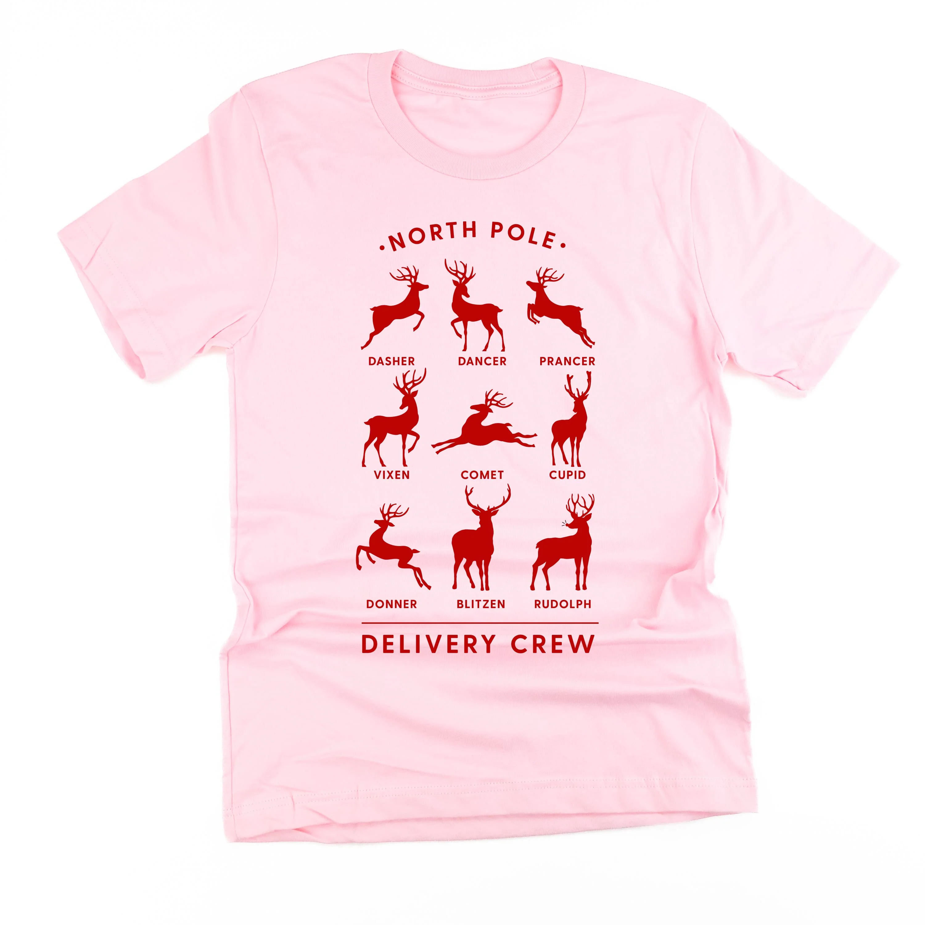 Reindeer - North Pole Delivery Crew - Unisex Tee - Image 2