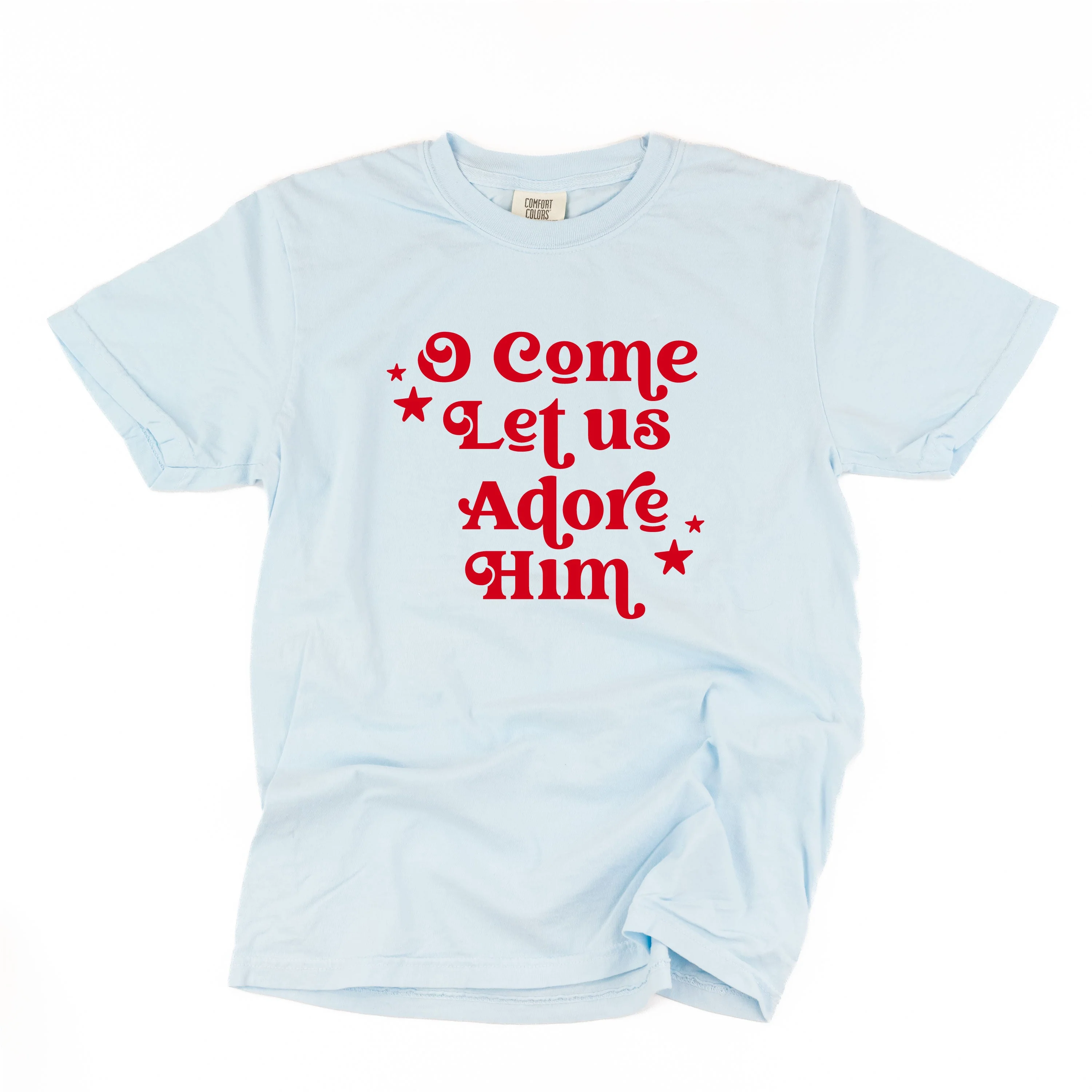 O Come Let Us Adore Him - Comfort Colors Tee - Image 9