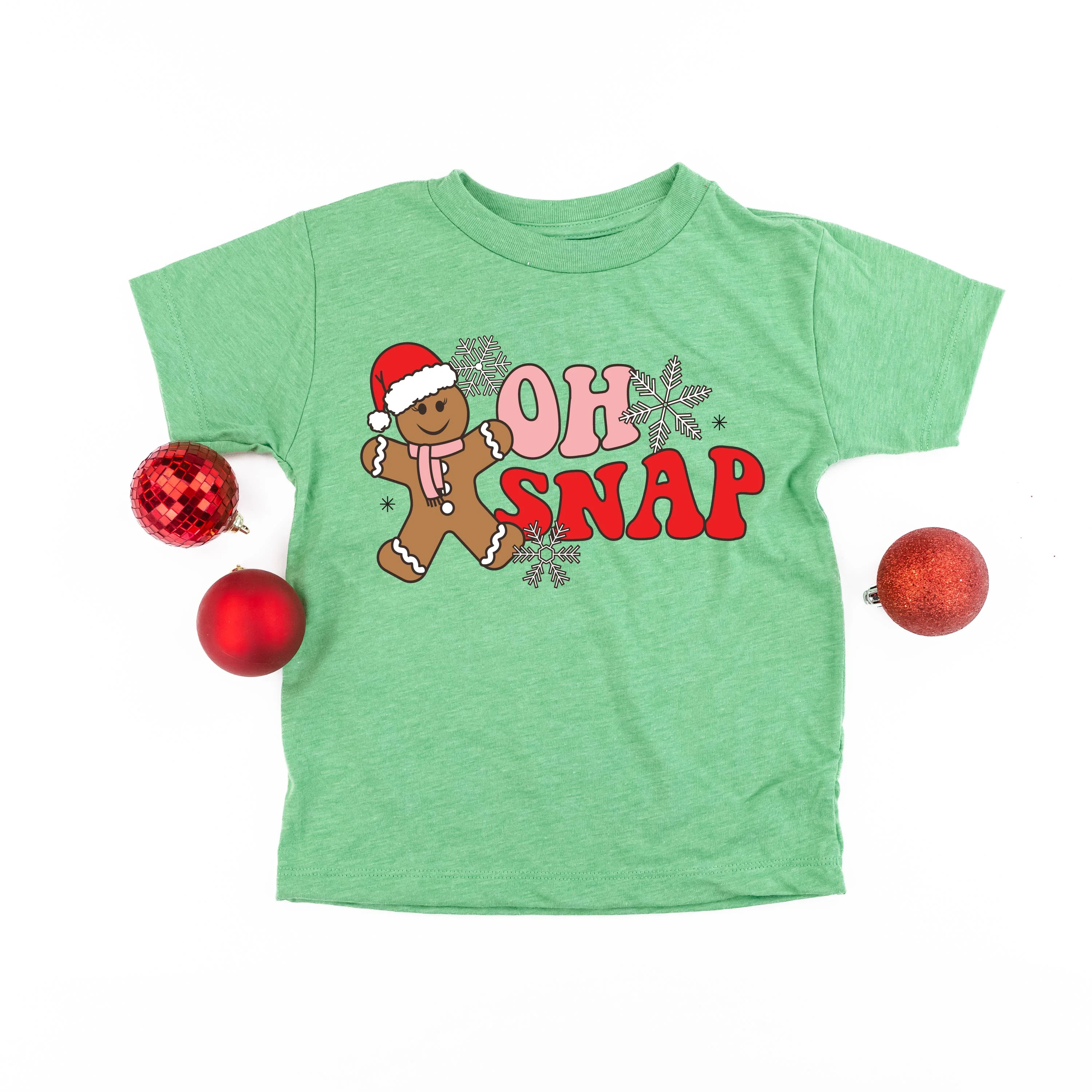 Oh Snap - Gingerbread Man - Child Tee - Image 12