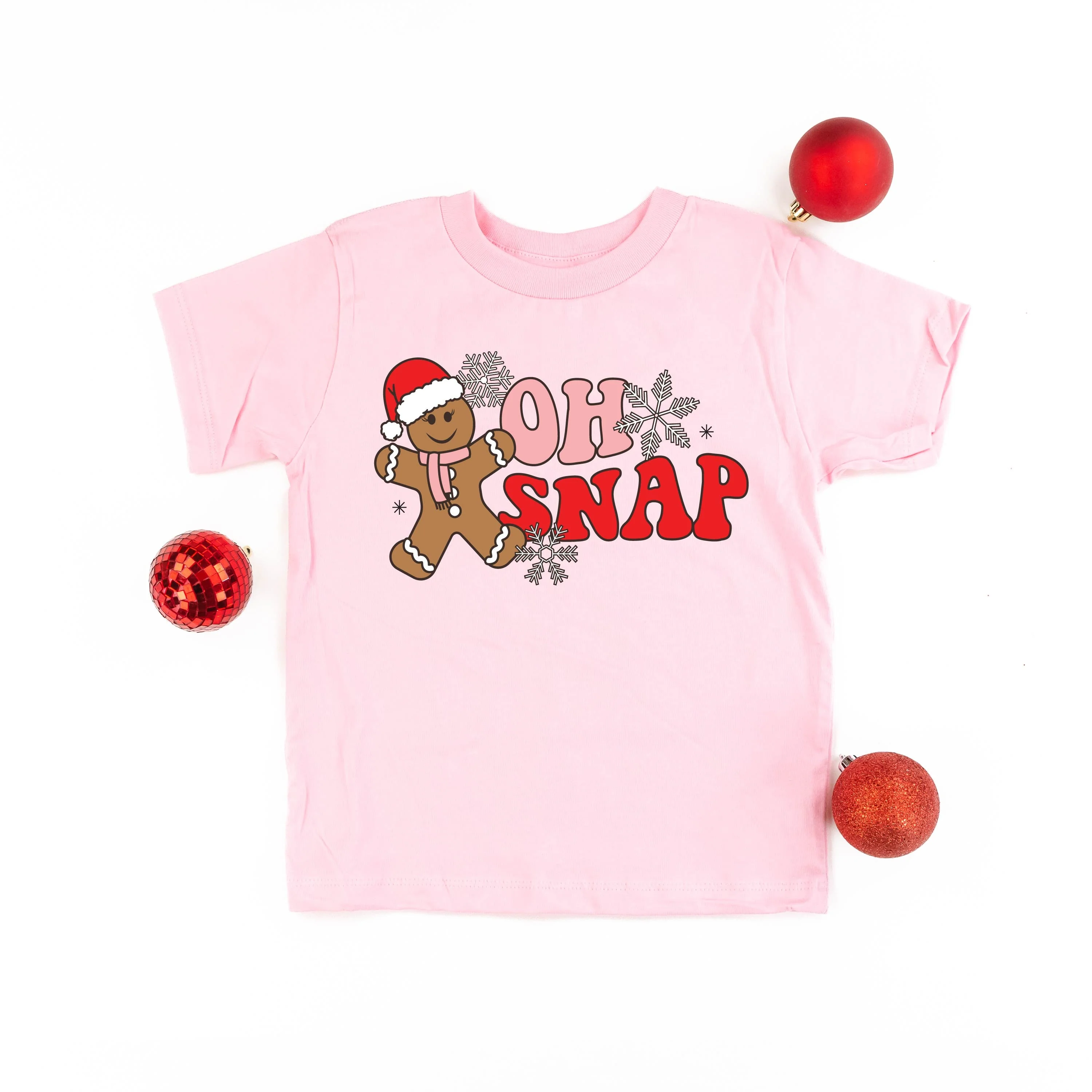 Oh Snap - Gingerbread Man - Child Tee - Image 9