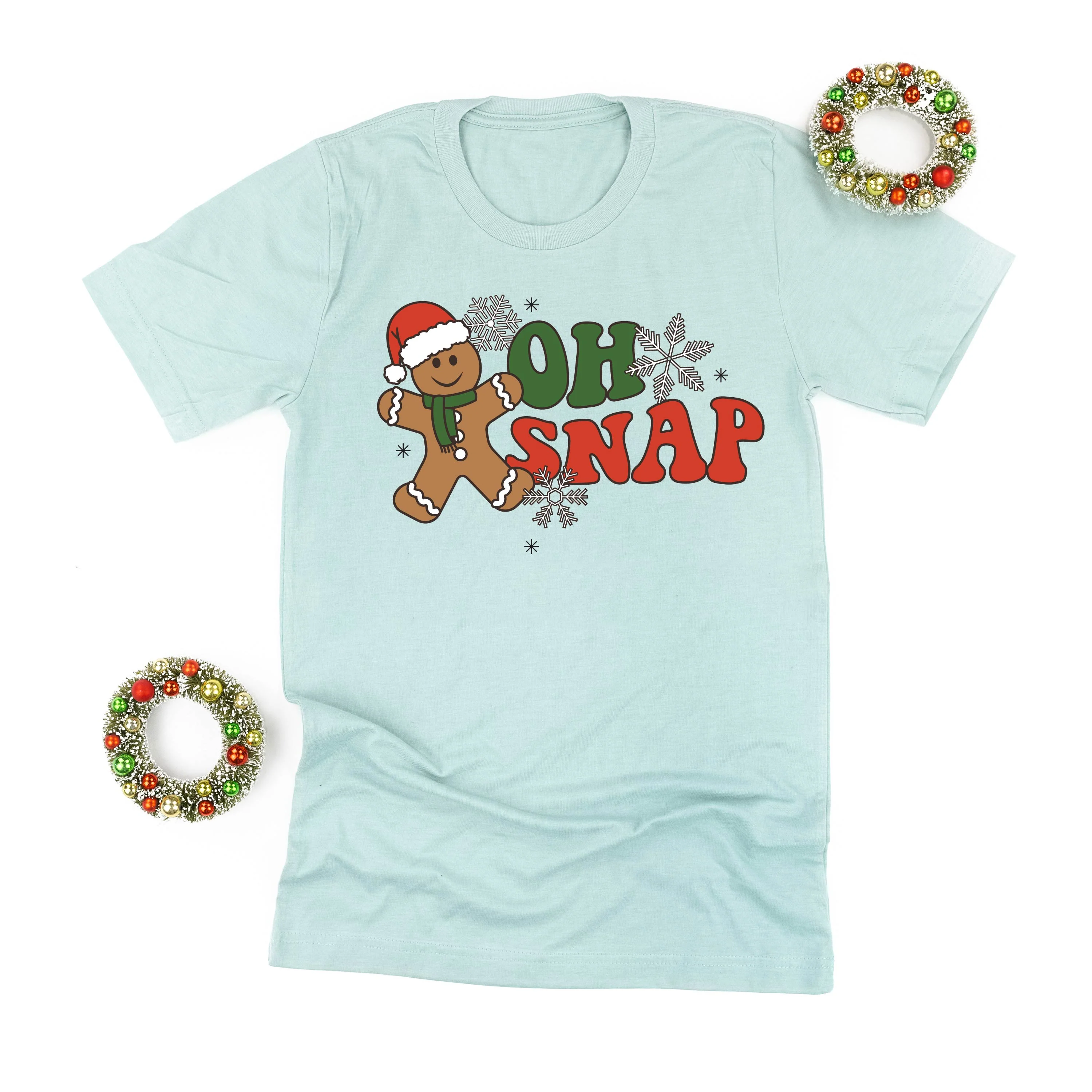 Oh Snap - Gingerbread Man - Unisex Tee - Image 5