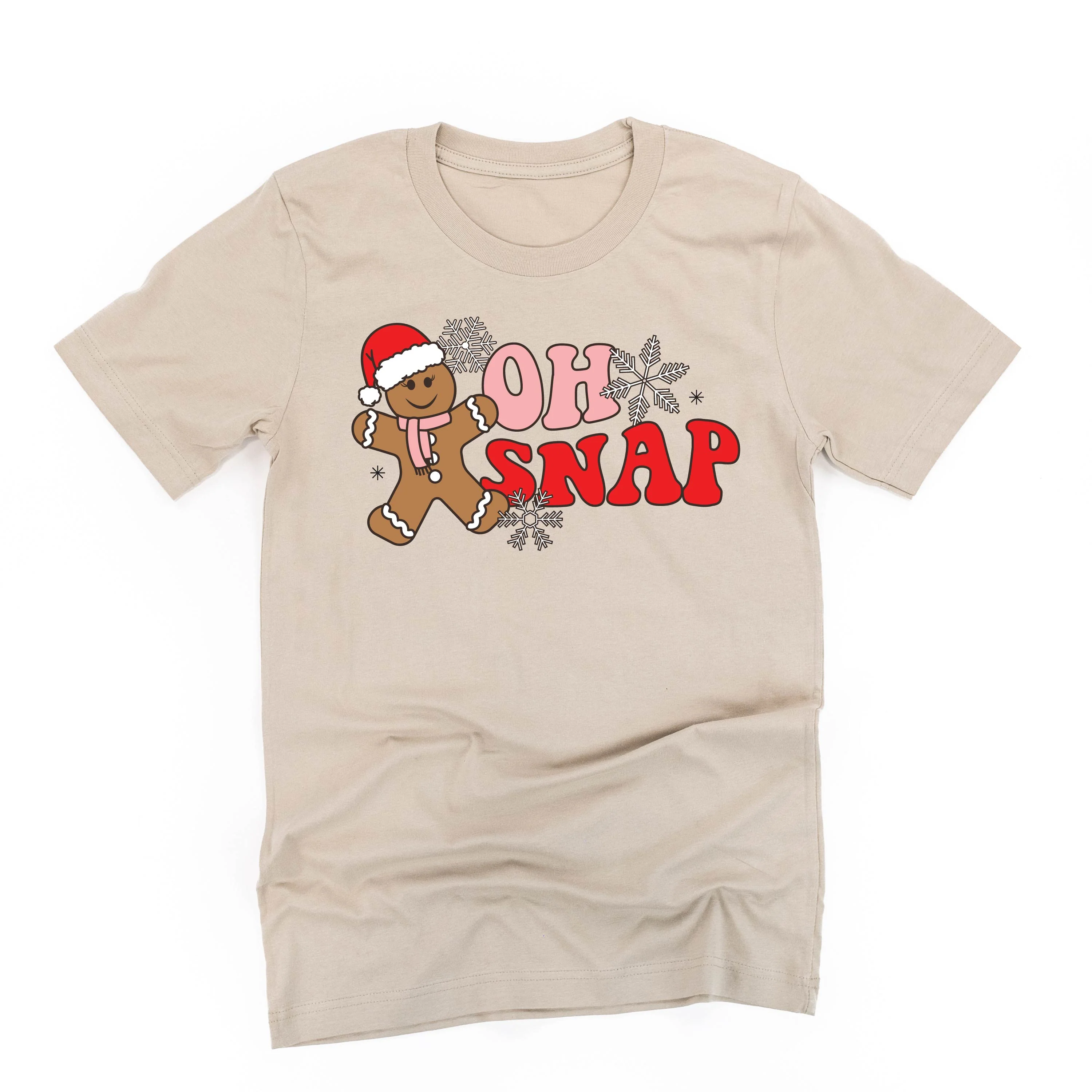 Oh Snap - Gingerbread Man - Unisex Tee - Image 6