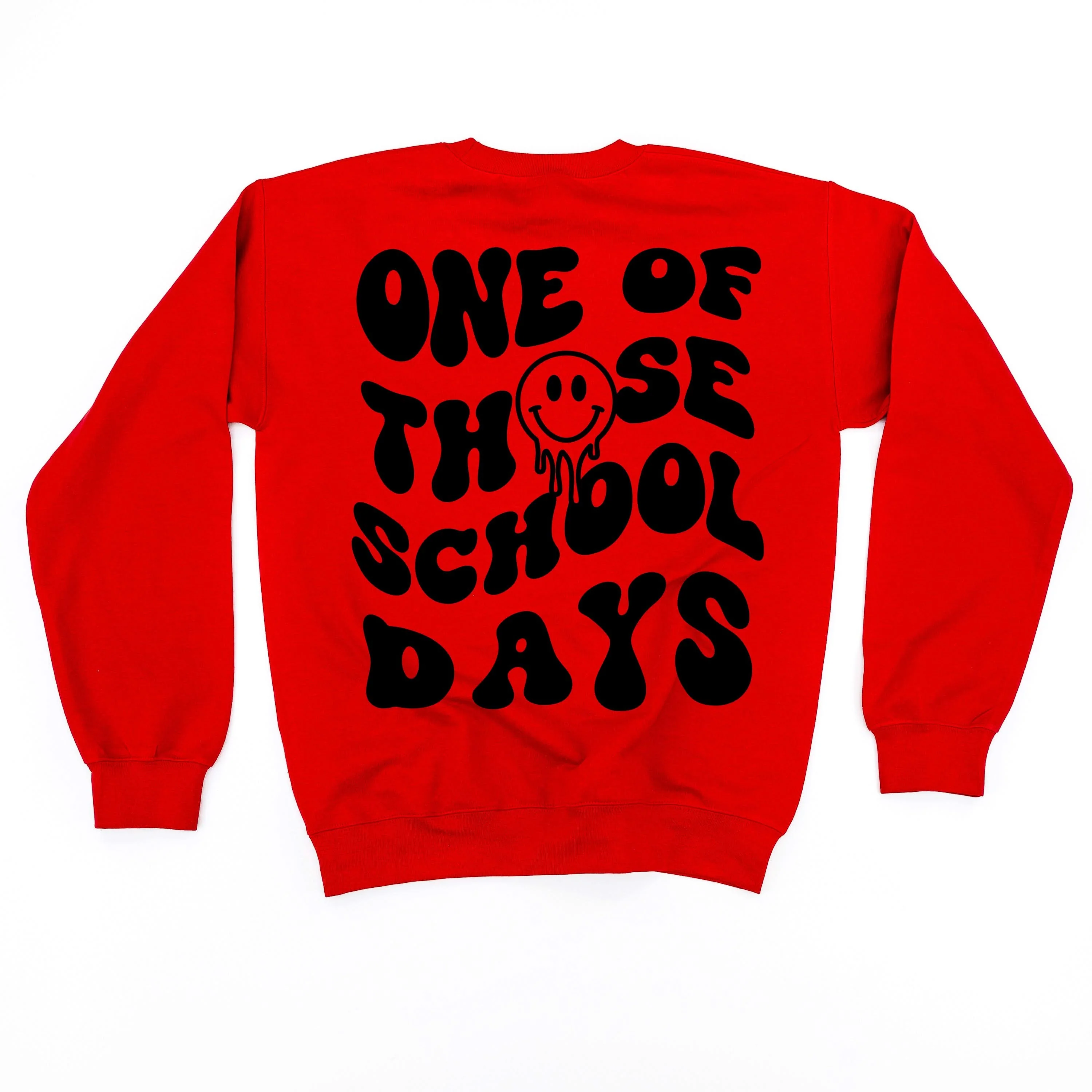One of Those School Days - Melty Smiley (f & b) - BASIC Fleece - Image 12