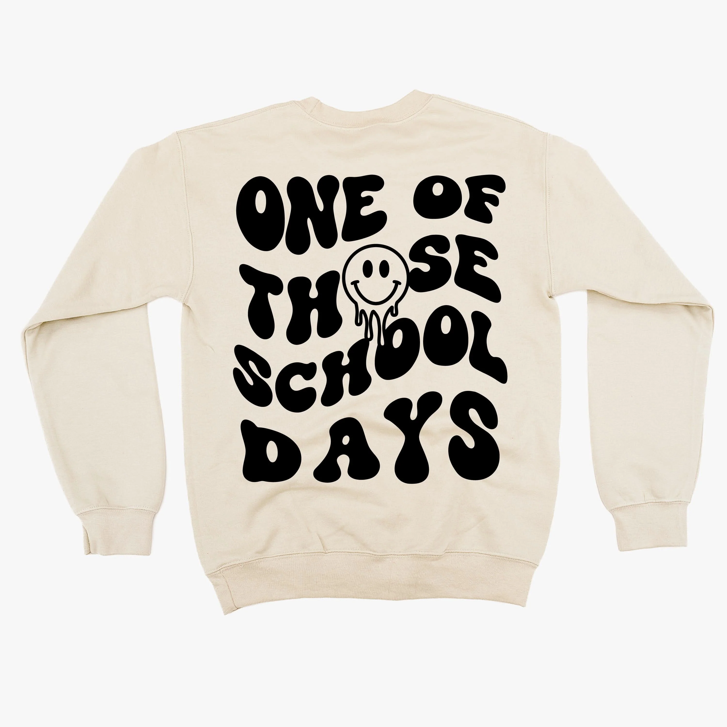 One of Those School Days - Melty Smiley (f & b) - BASIC Fleece - Image 18