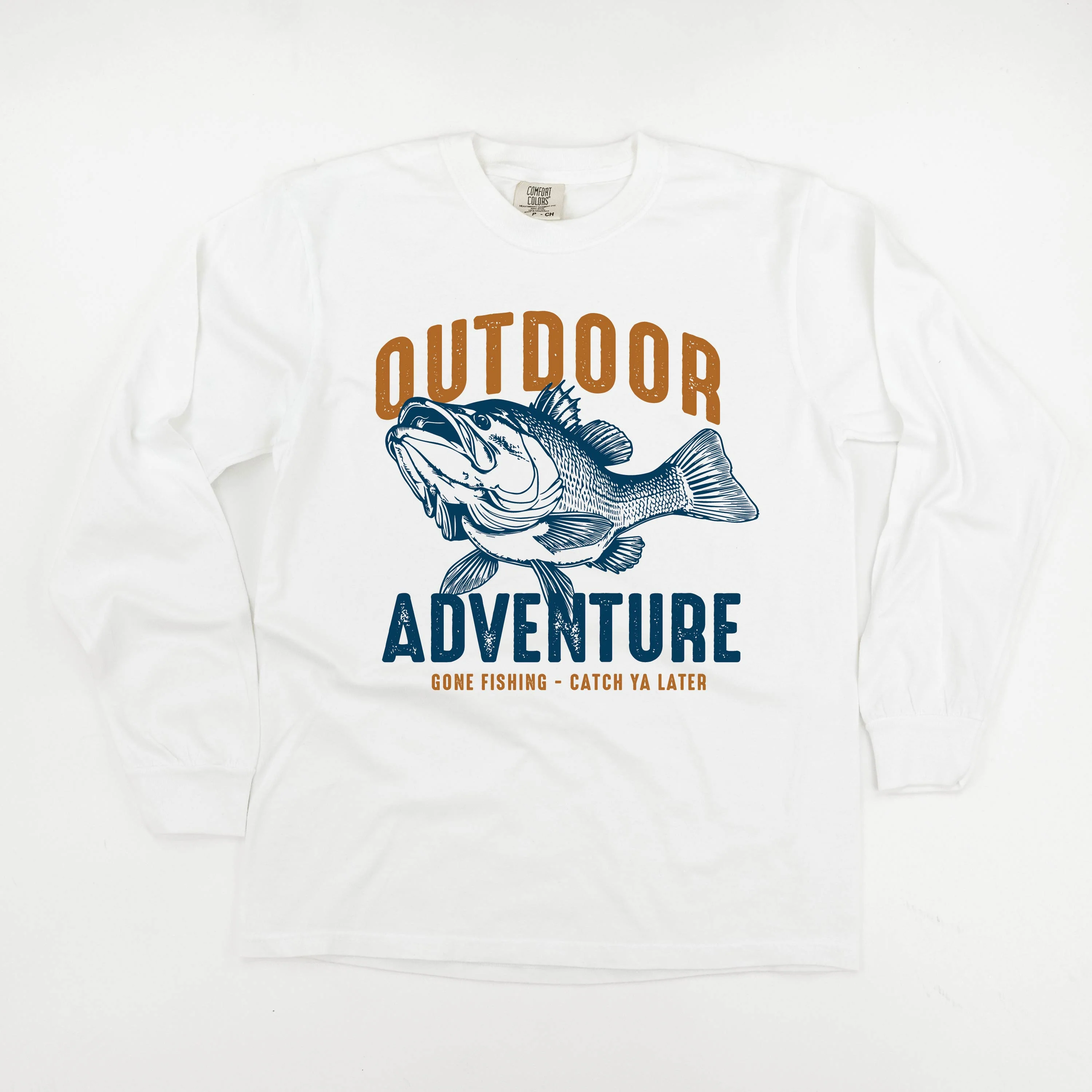 Outdoor Adventure - LONG SLEEVE Comfort Colors Tee - Image 2