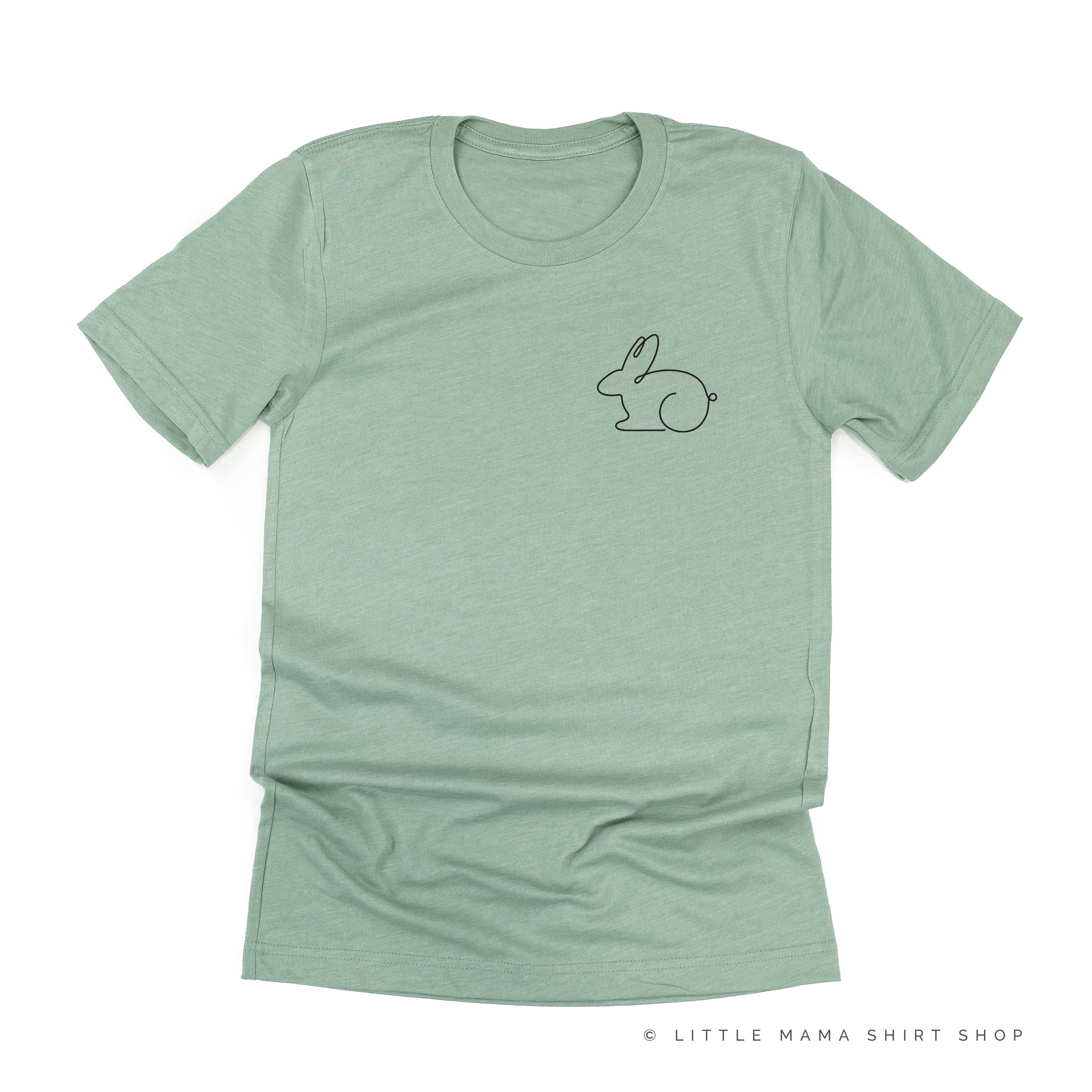 Outline Bunny - Unisex Tee - Image 3