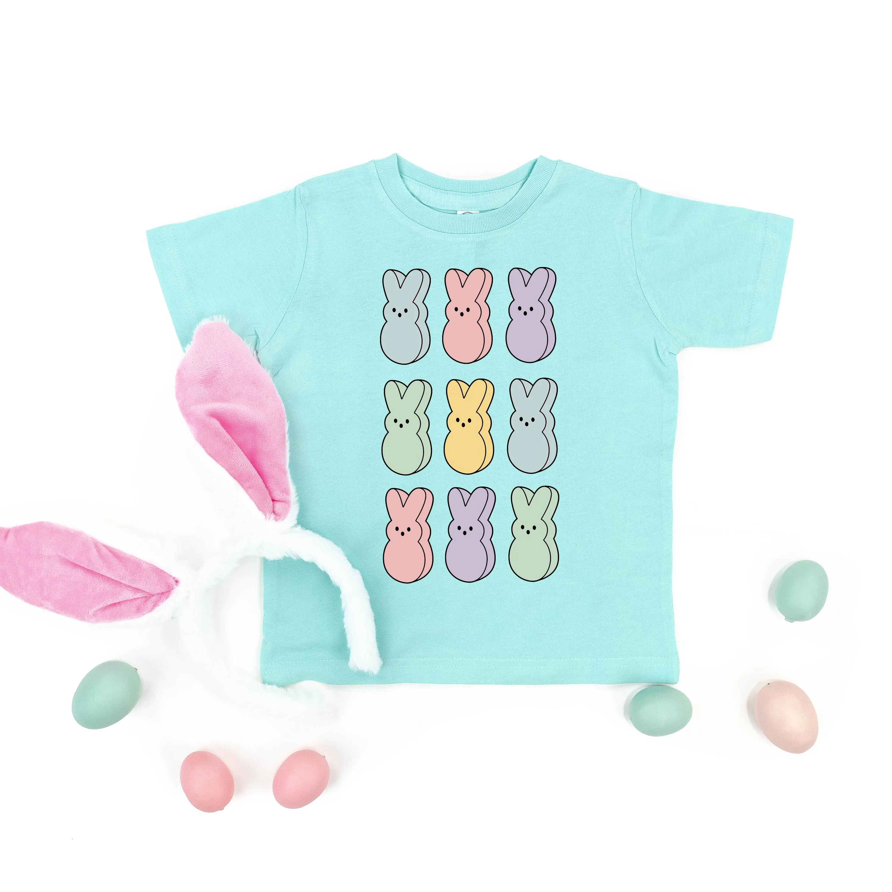 Pastel Peeps - 3x3 - Child Tee - Image 6