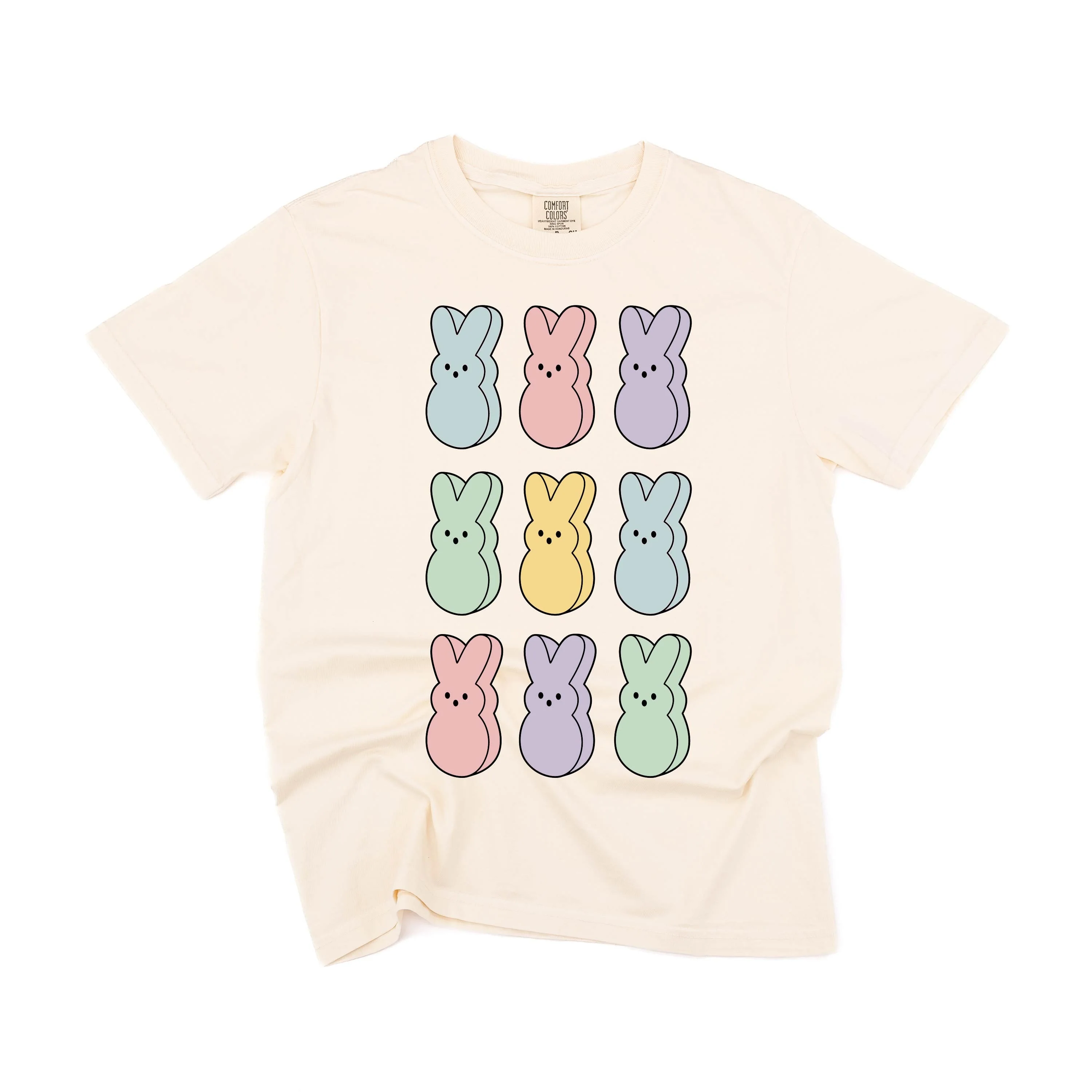 Pastel Peeps - 3x3 - Comfort Colors Tee