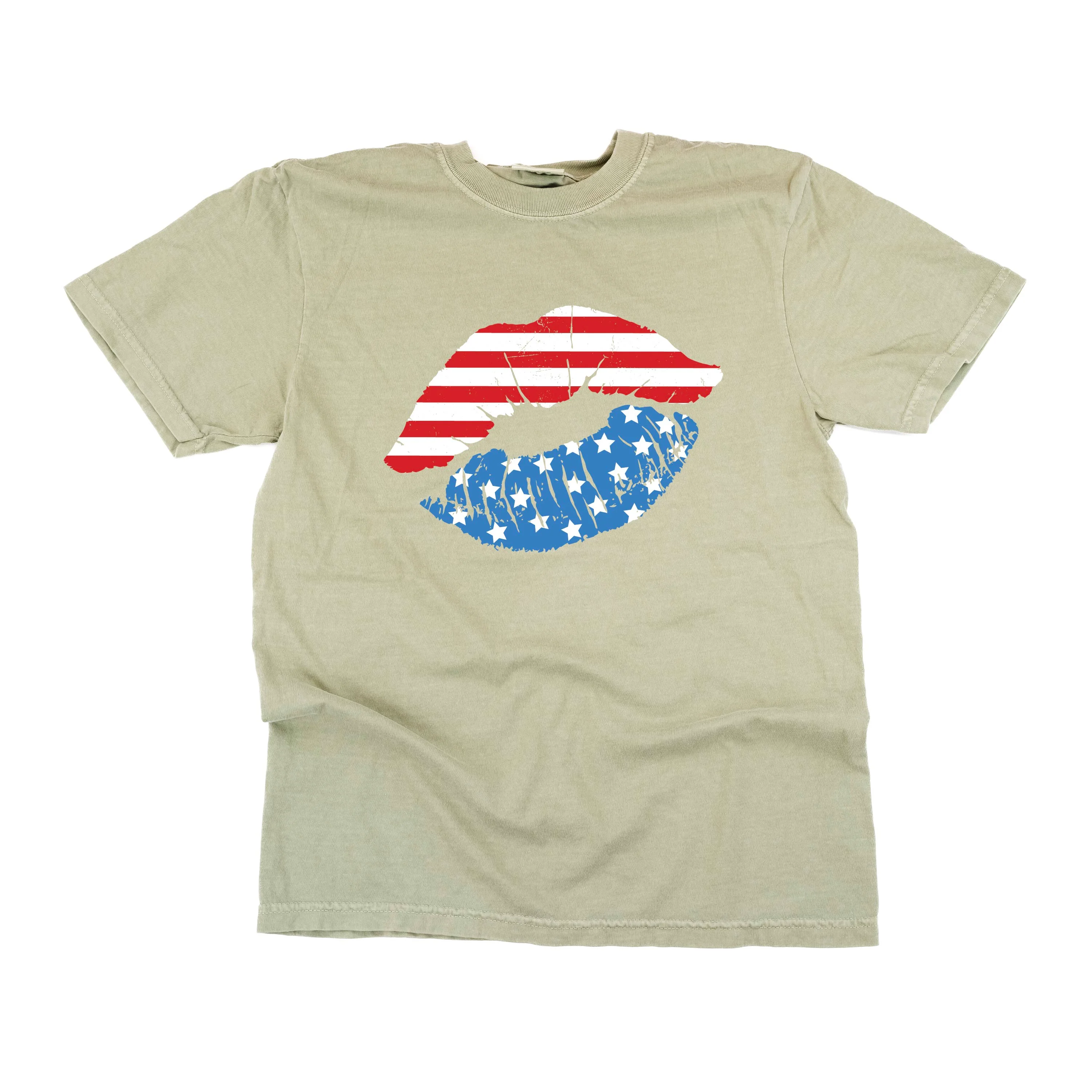 Patriotic Lips - Comfort Colors Tee - Image 10