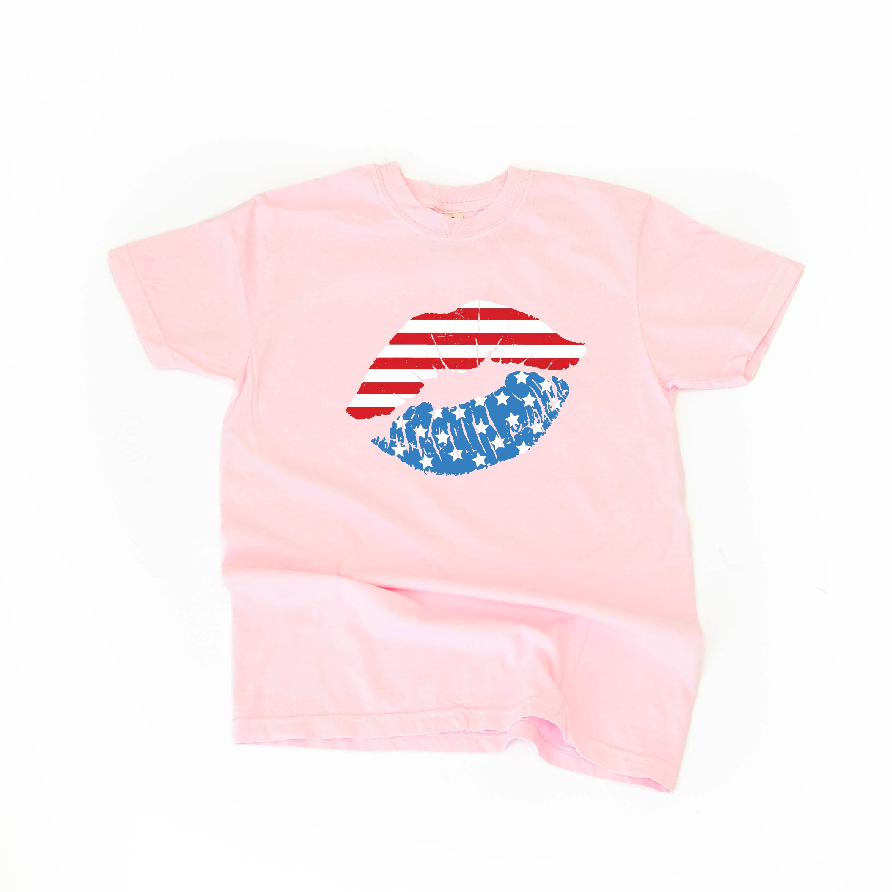 Patriotic Lips - Comfort Colors Tee - Image 9