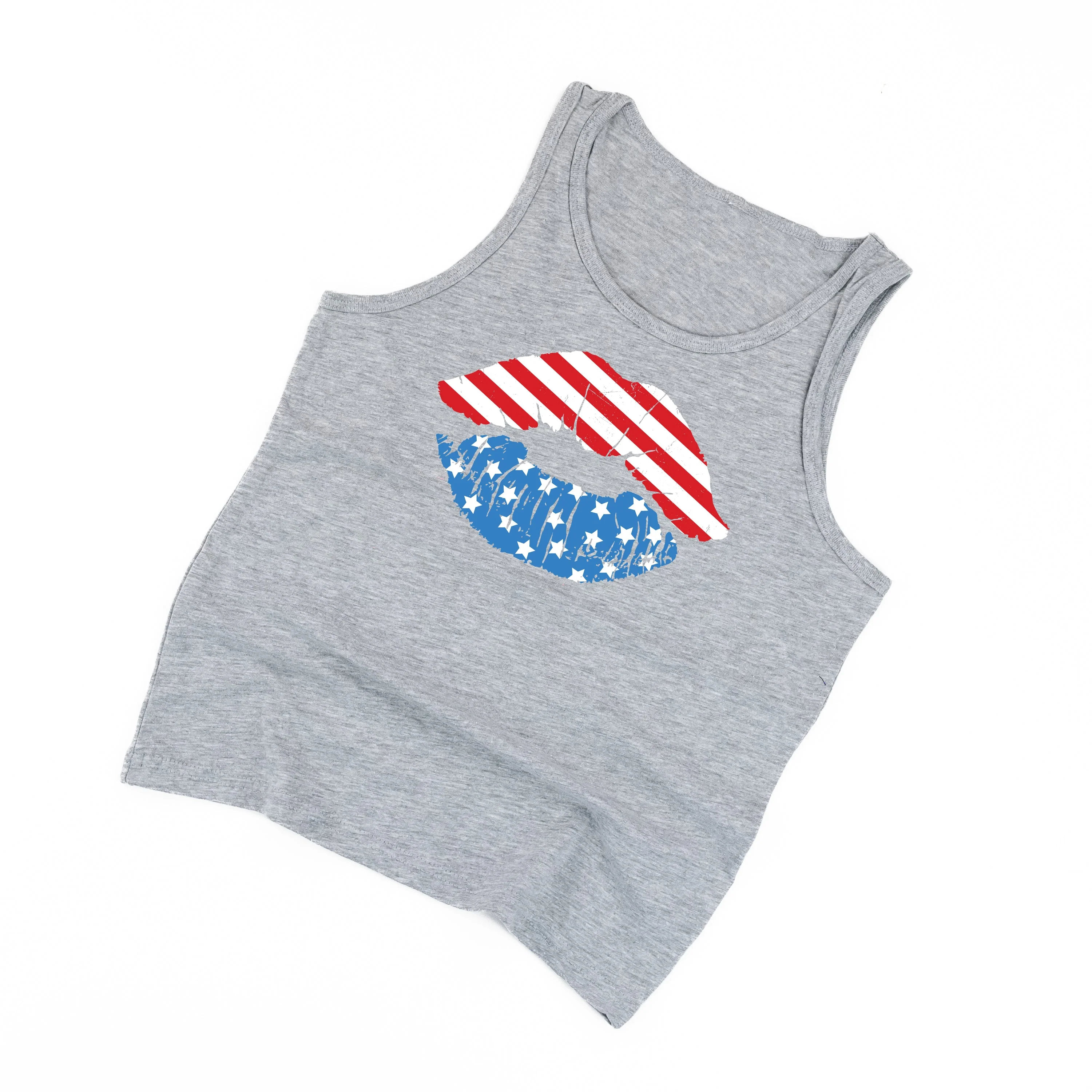 Patriotic Lips - Child Jersey TANK - Image 2