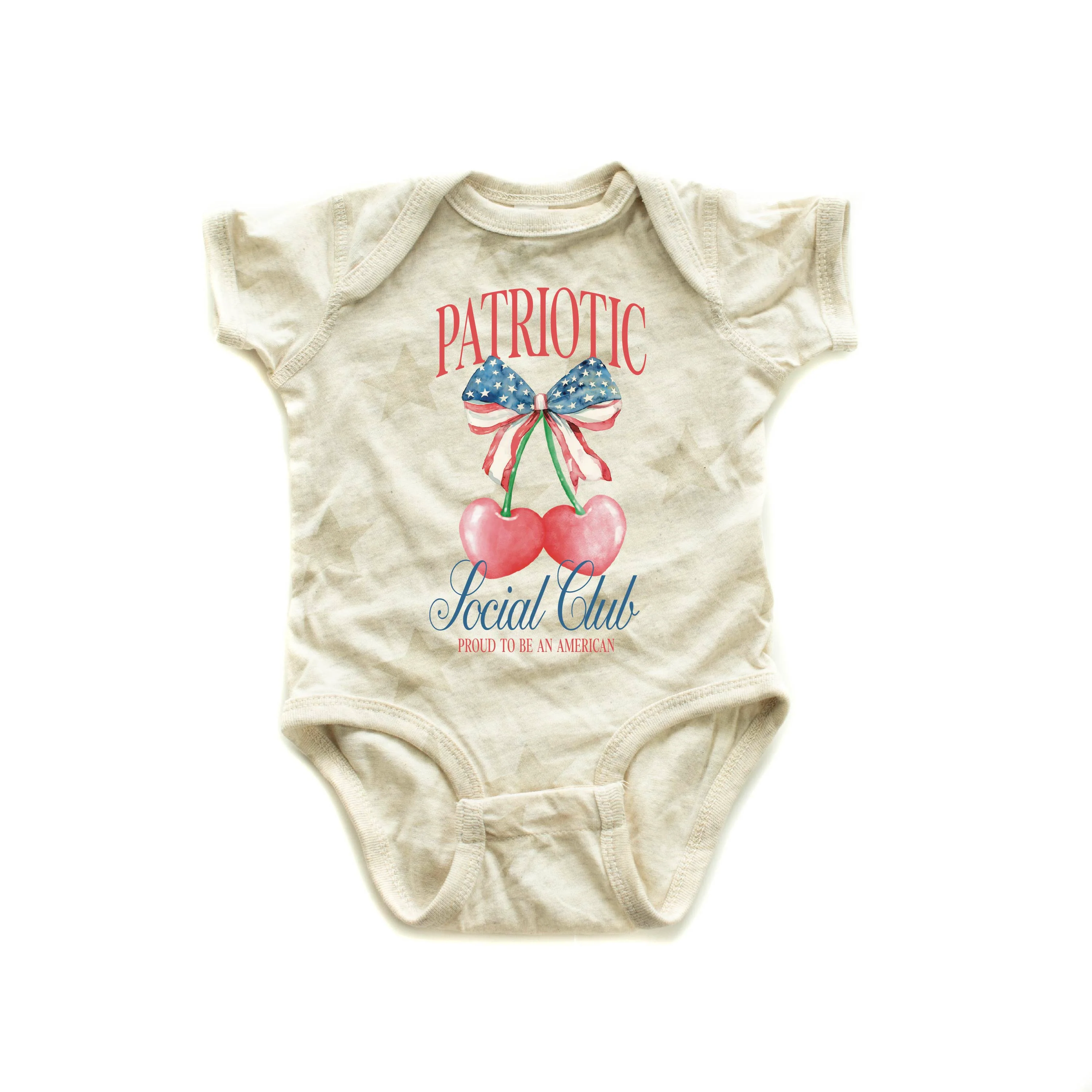 Patriotic Social Club - Child Cream STAR Tee - Image 2