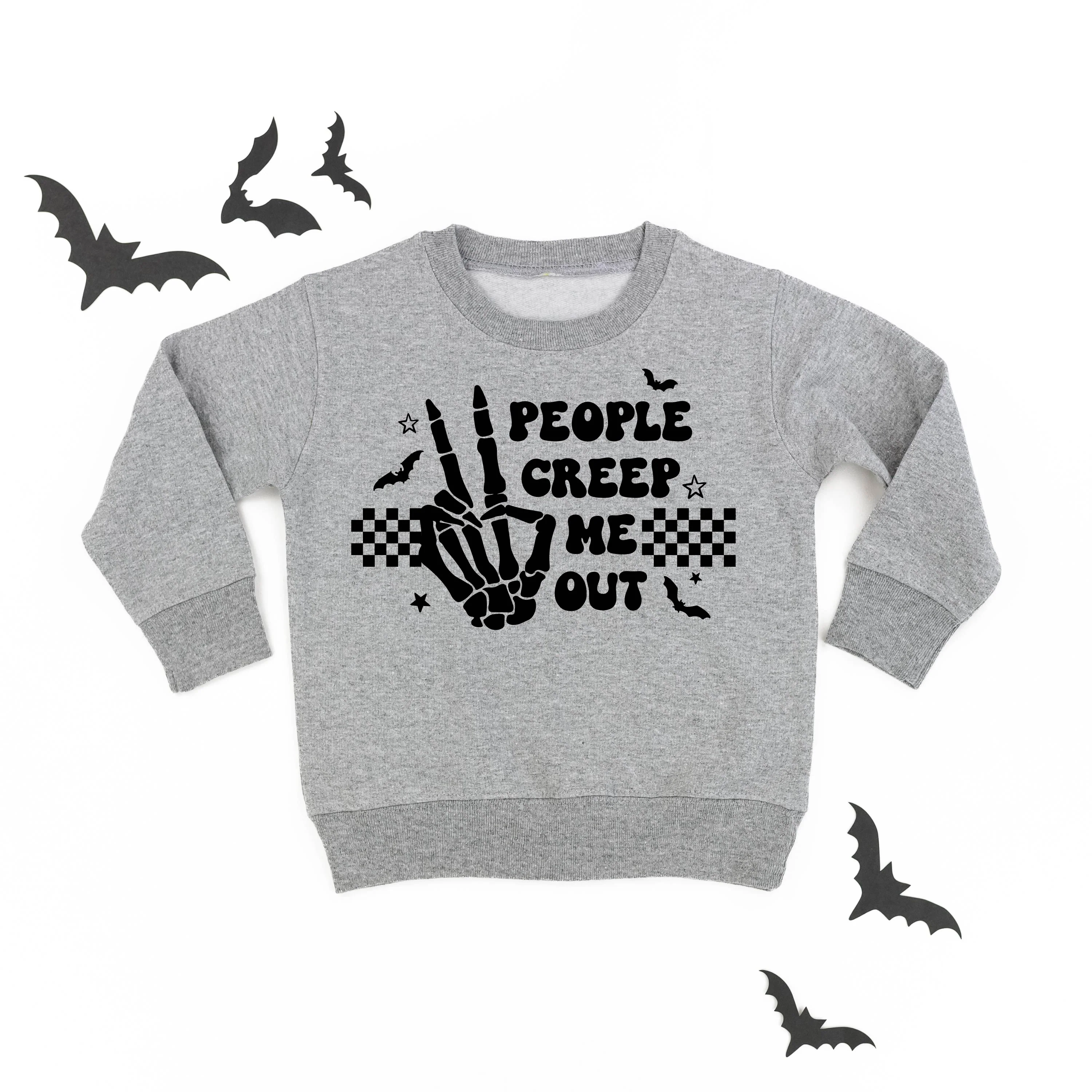People Creep Me Out - Child Sweater - Image 2