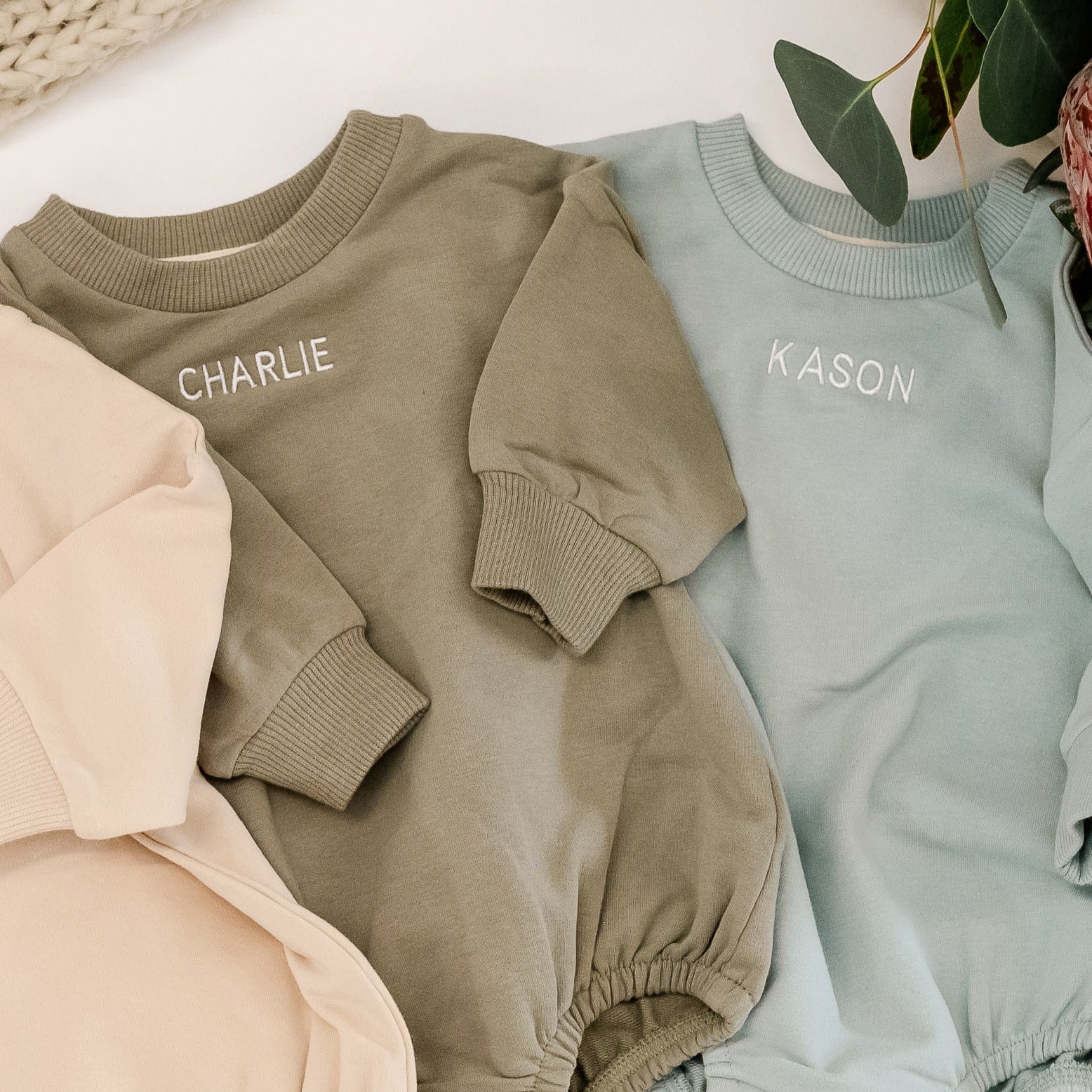 Bringing Home Baby - Personalized Embroidered Name Romper - Image 5