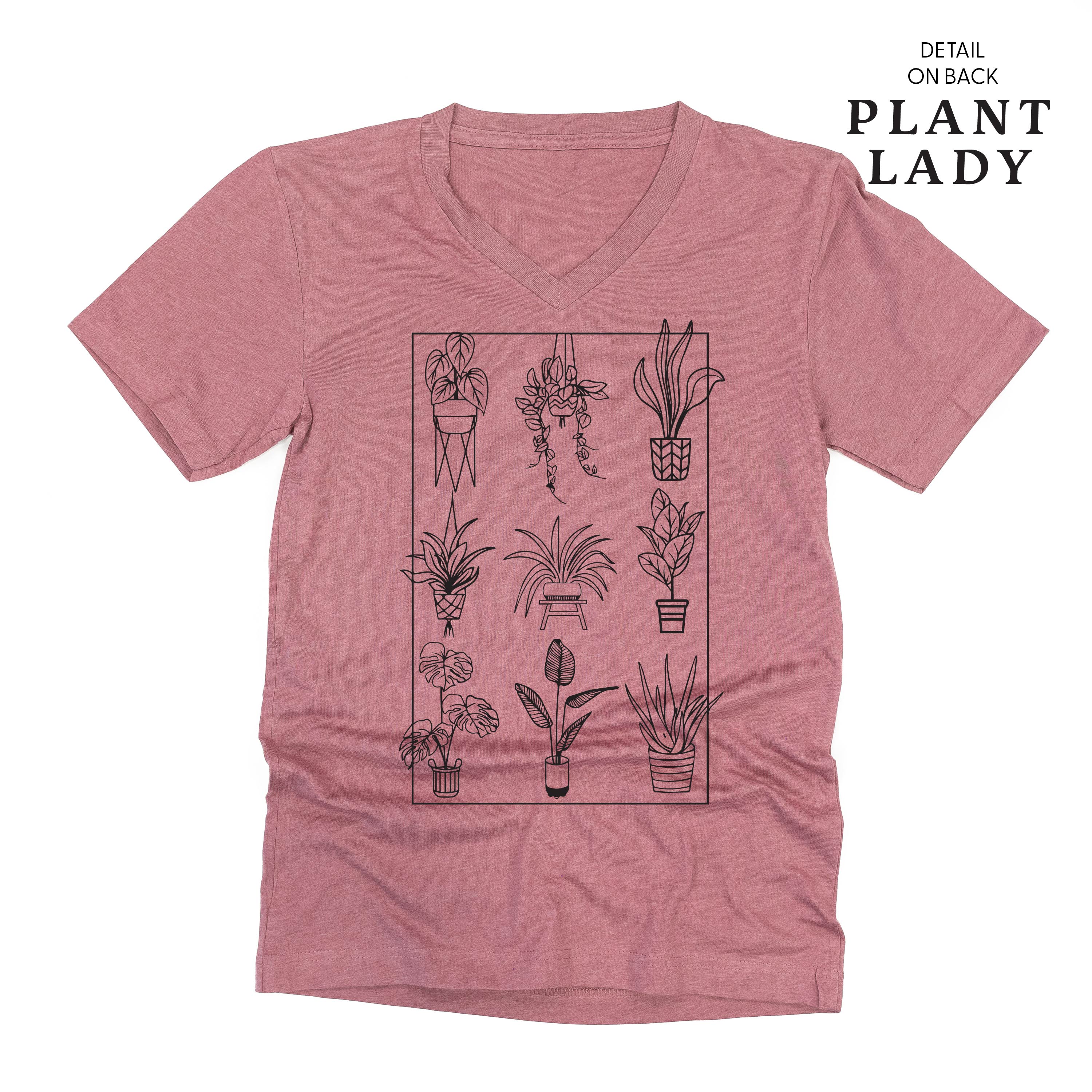 Plant Lady w/ Back Detail - Unisex Tee - Image 3