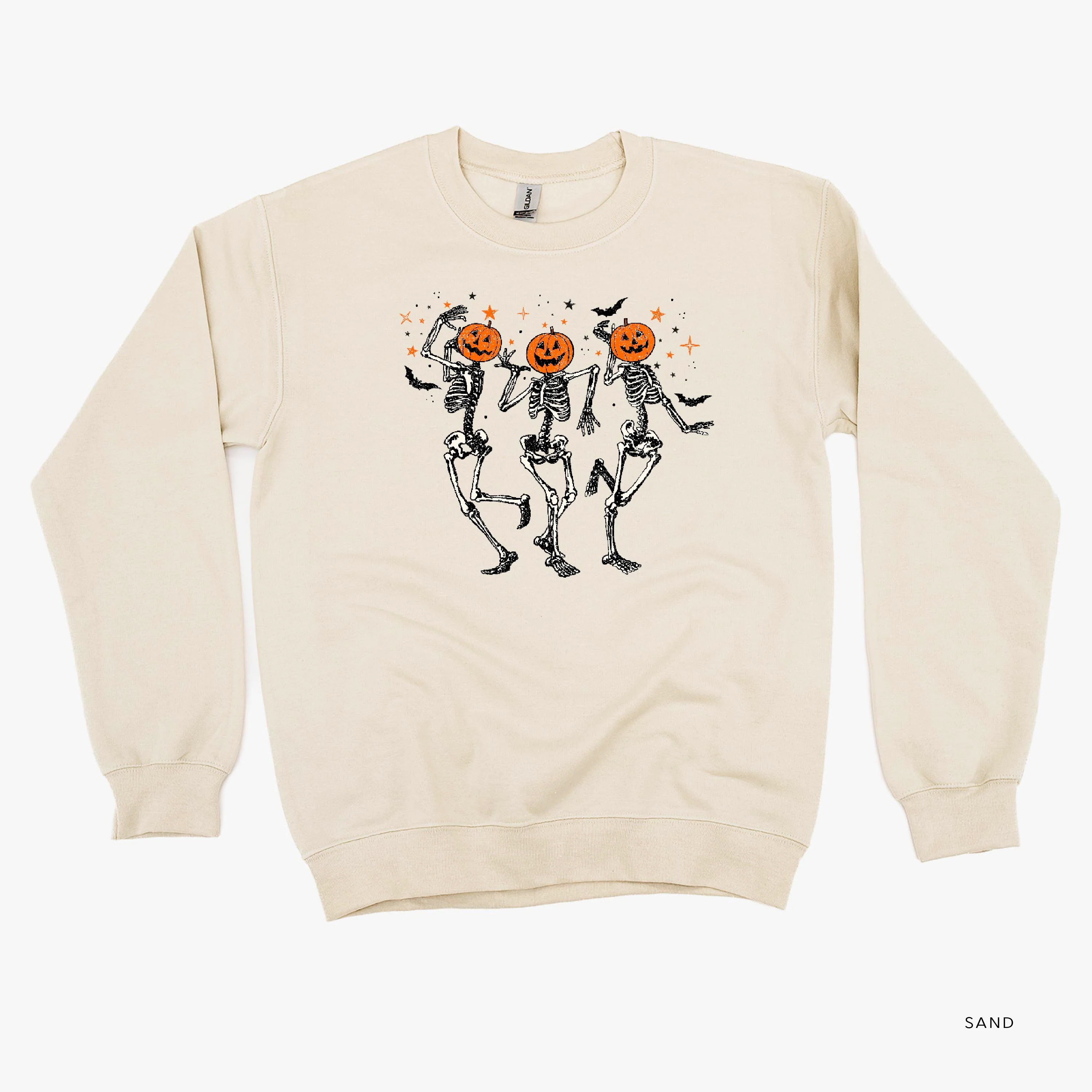 Pumpkin Head Dancing Skellies - Basic Fleece