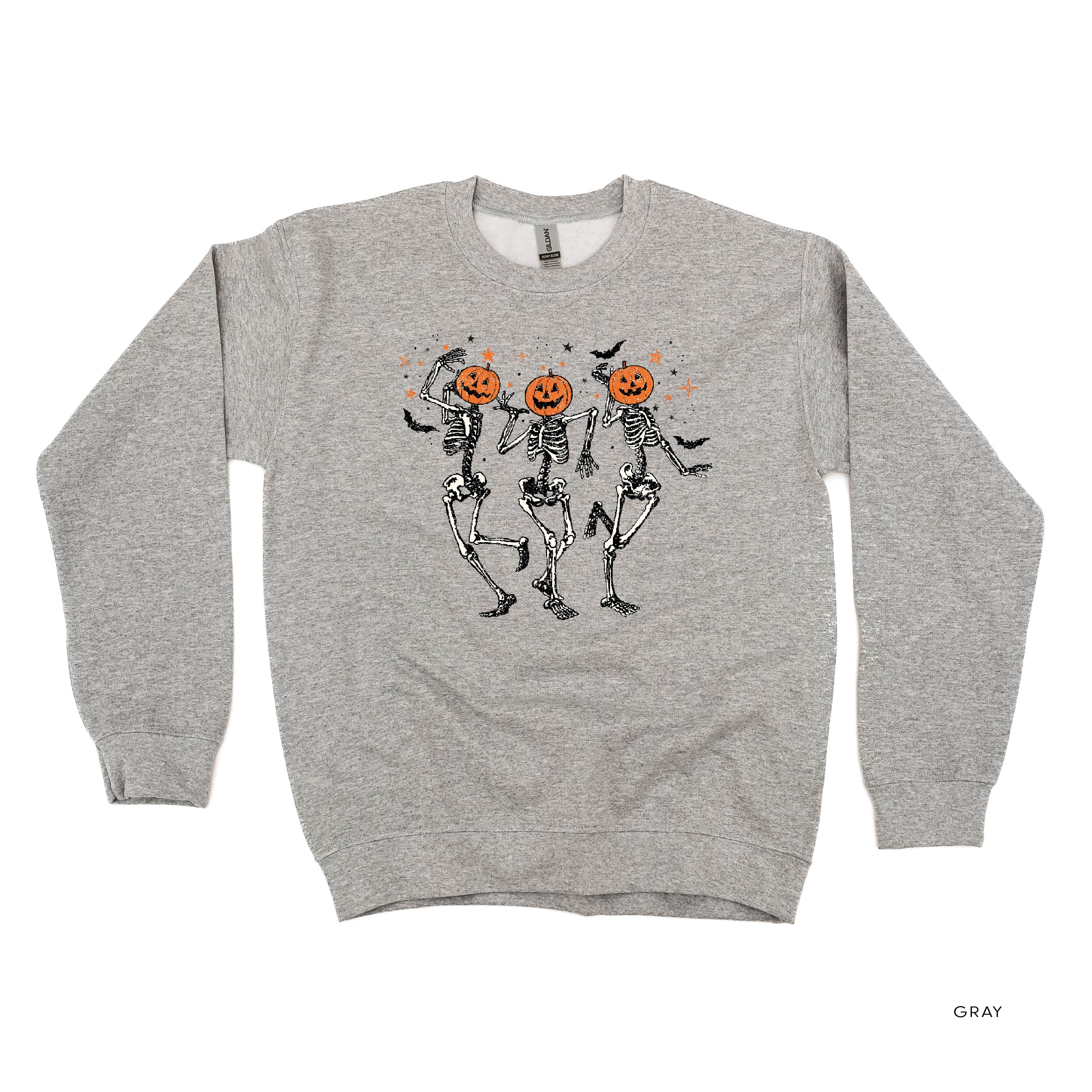 Pumpkin Head Dancing Skellies - Basic Fleece - Image 2