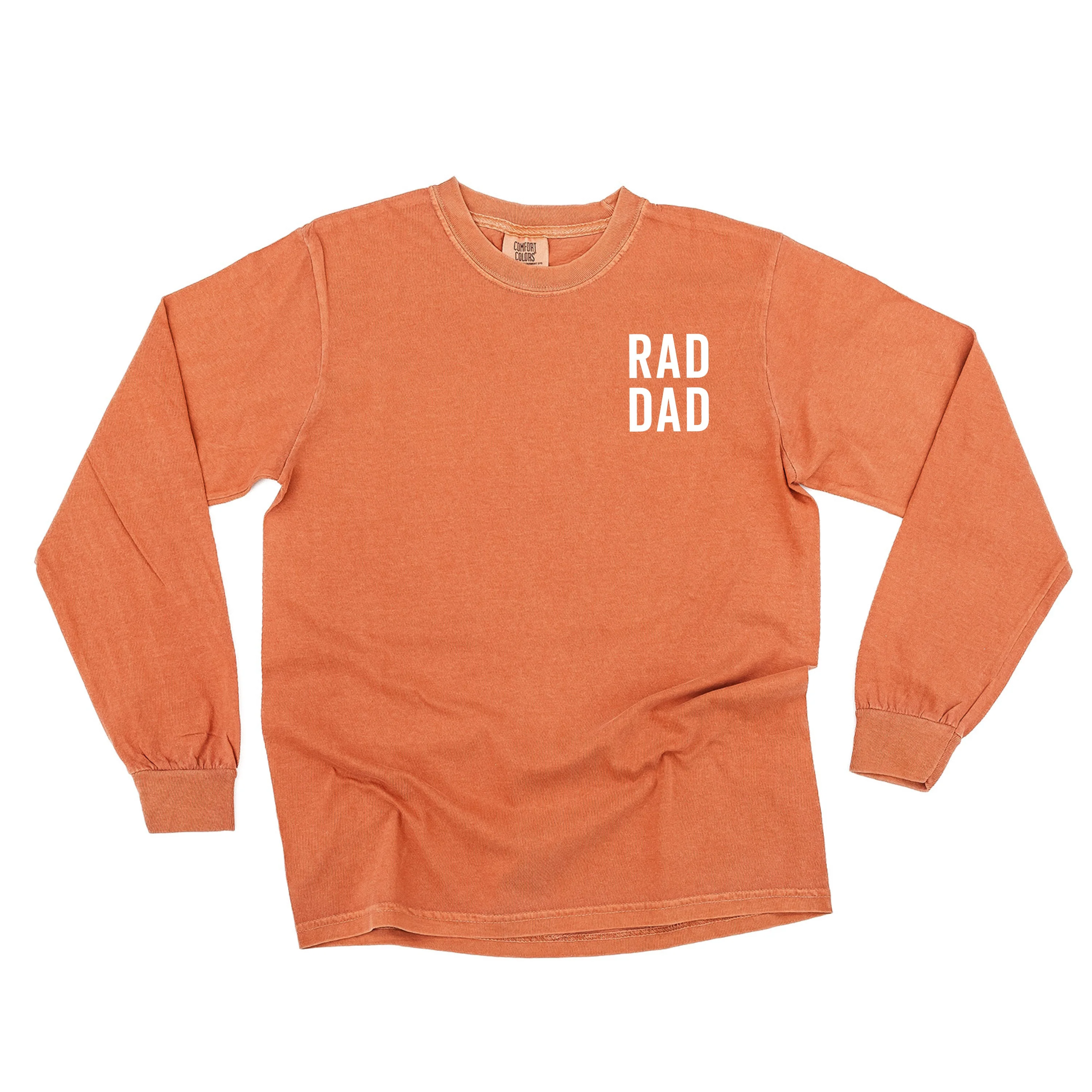 Rad Dad (pocket) - LONG SLEEVE Comfort Colors Tee - Image 9