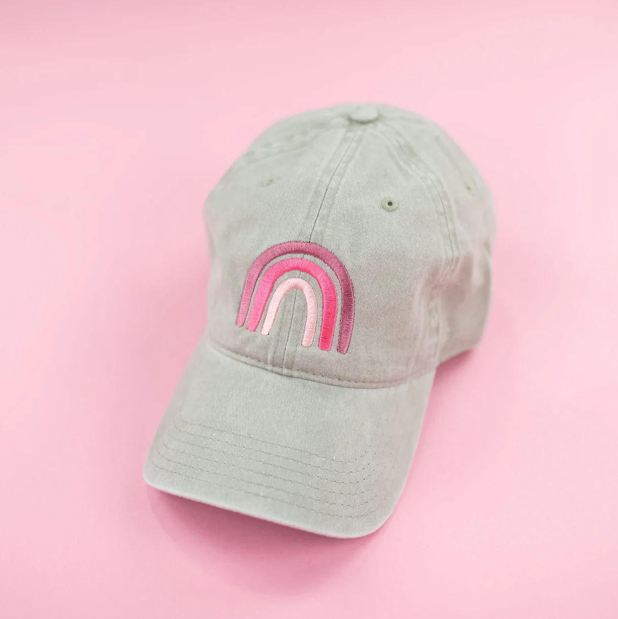 Rainbow Hat - Adult Baseball Cap - Image 2