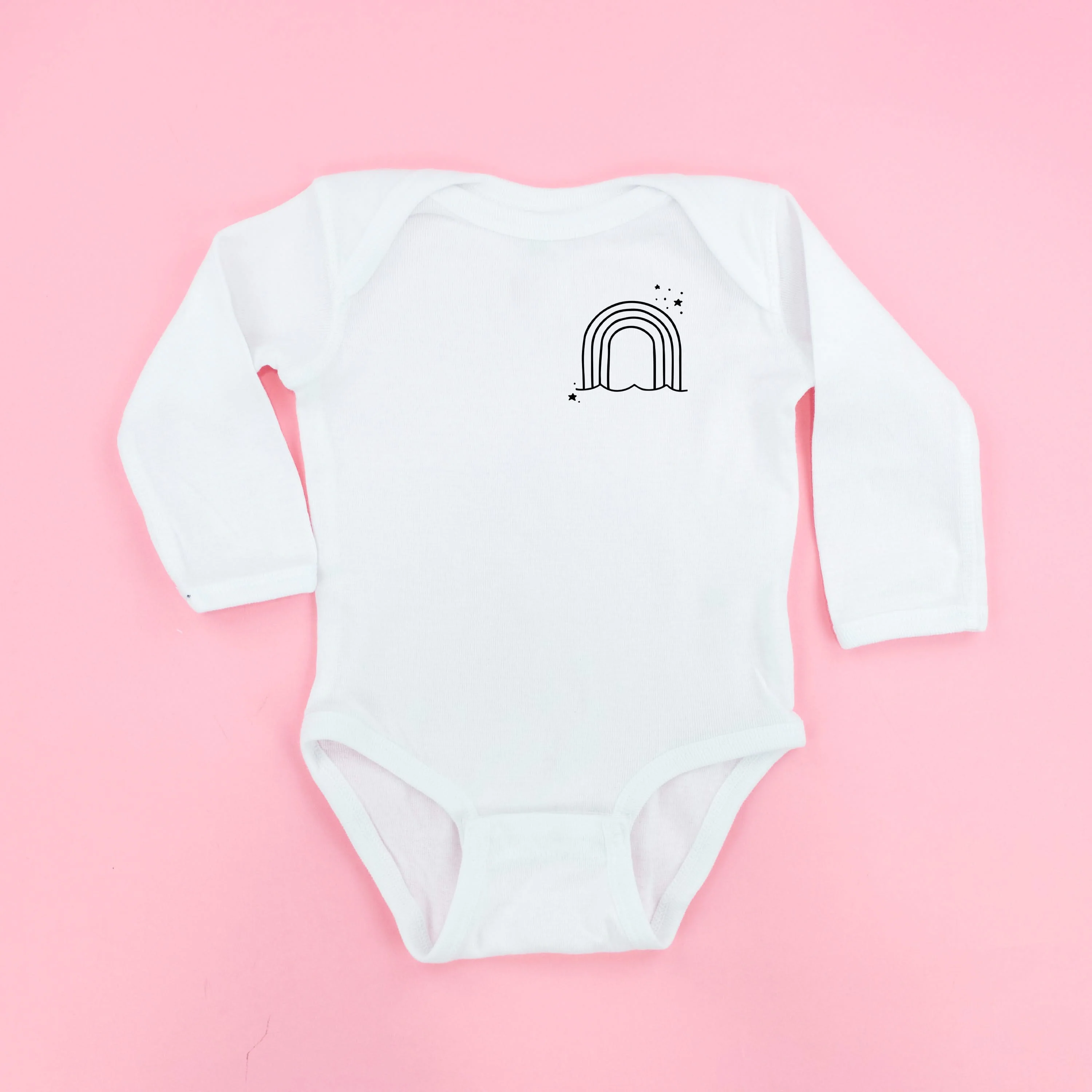 Rainbow Pocket - These Are the Good Old Days - Child Long Sleeve Tee - Image 2