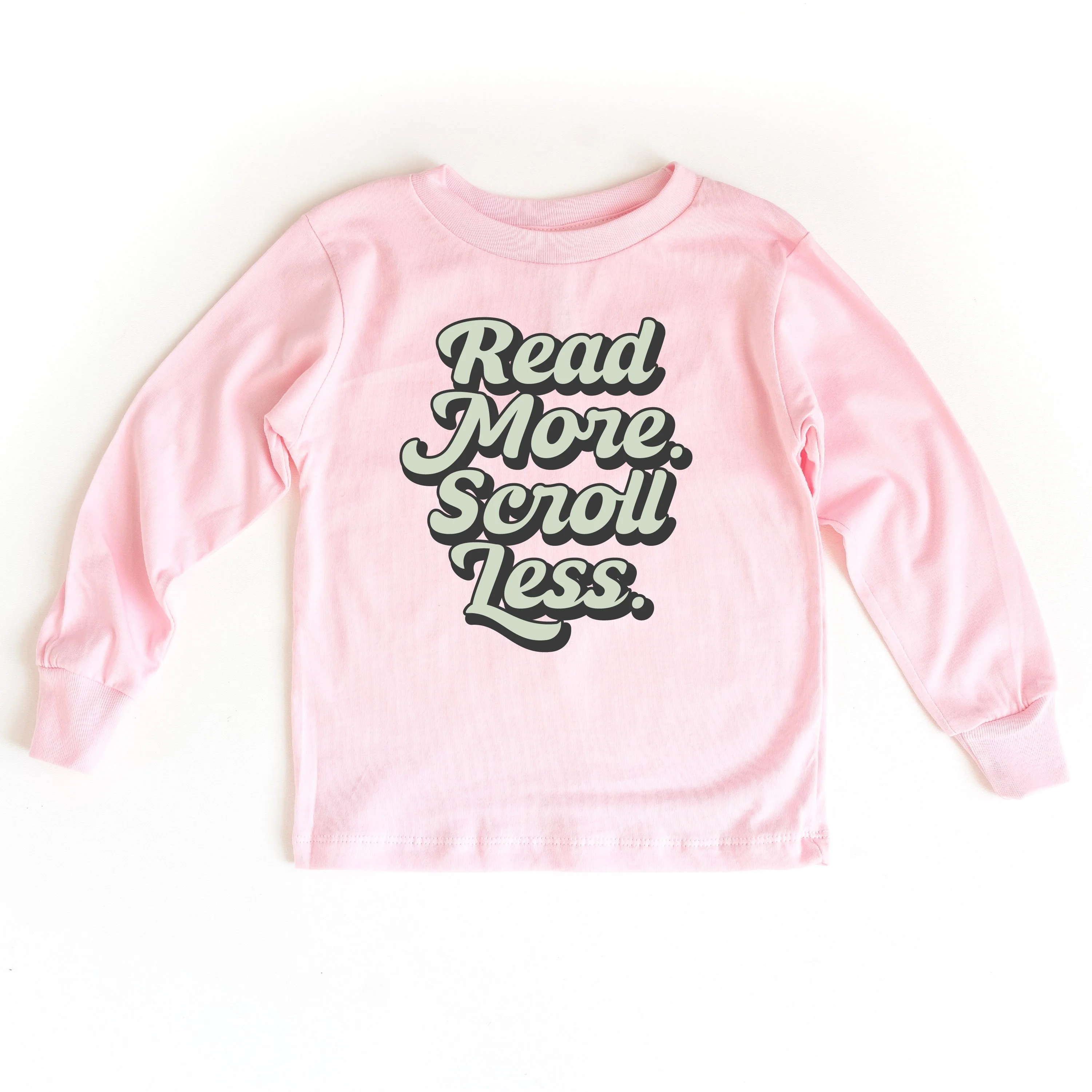 Read More. Scroll Less. - Child Long Sleeve Tee - Image 2