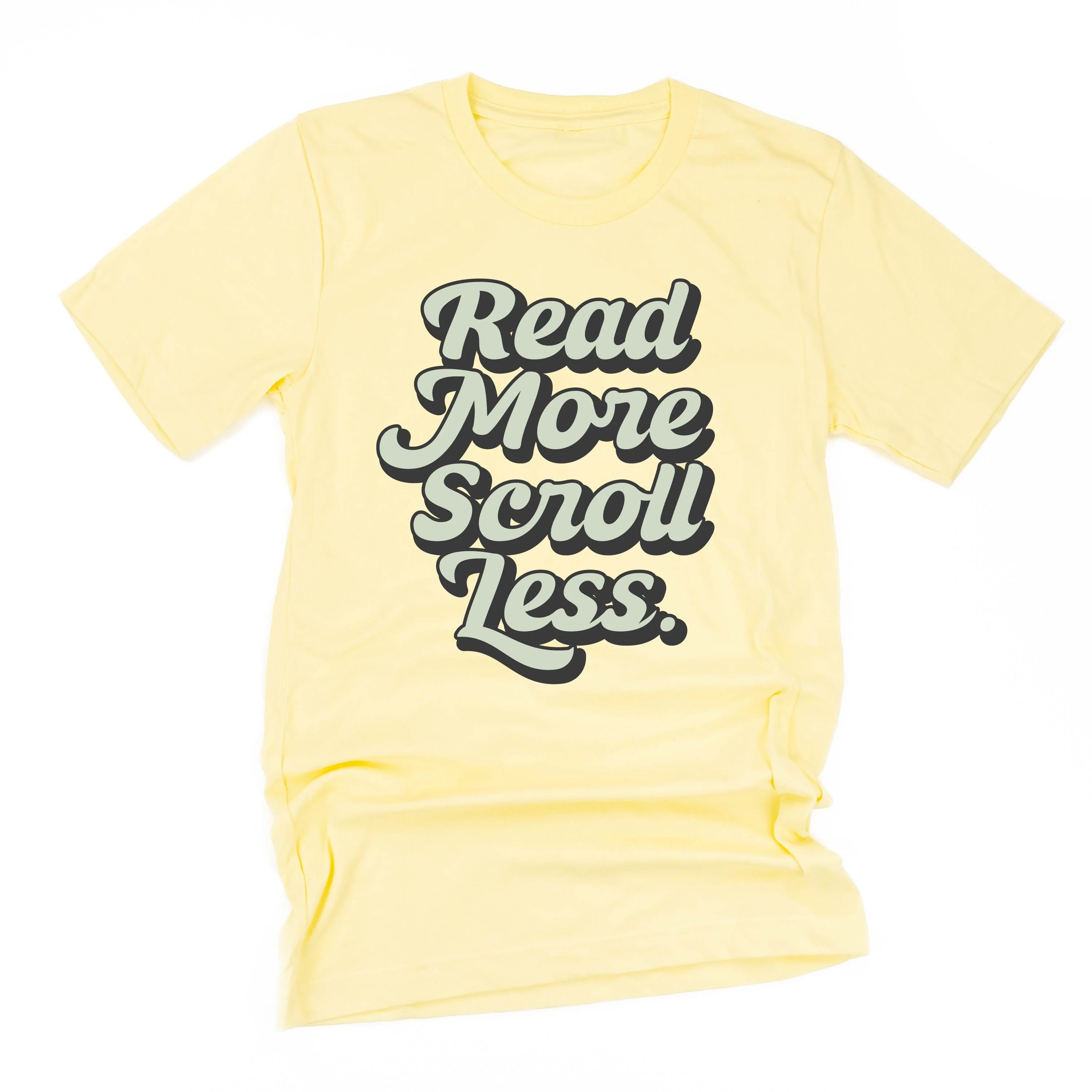 Read More. Scroll Less. - Unisex Tee - Image 6