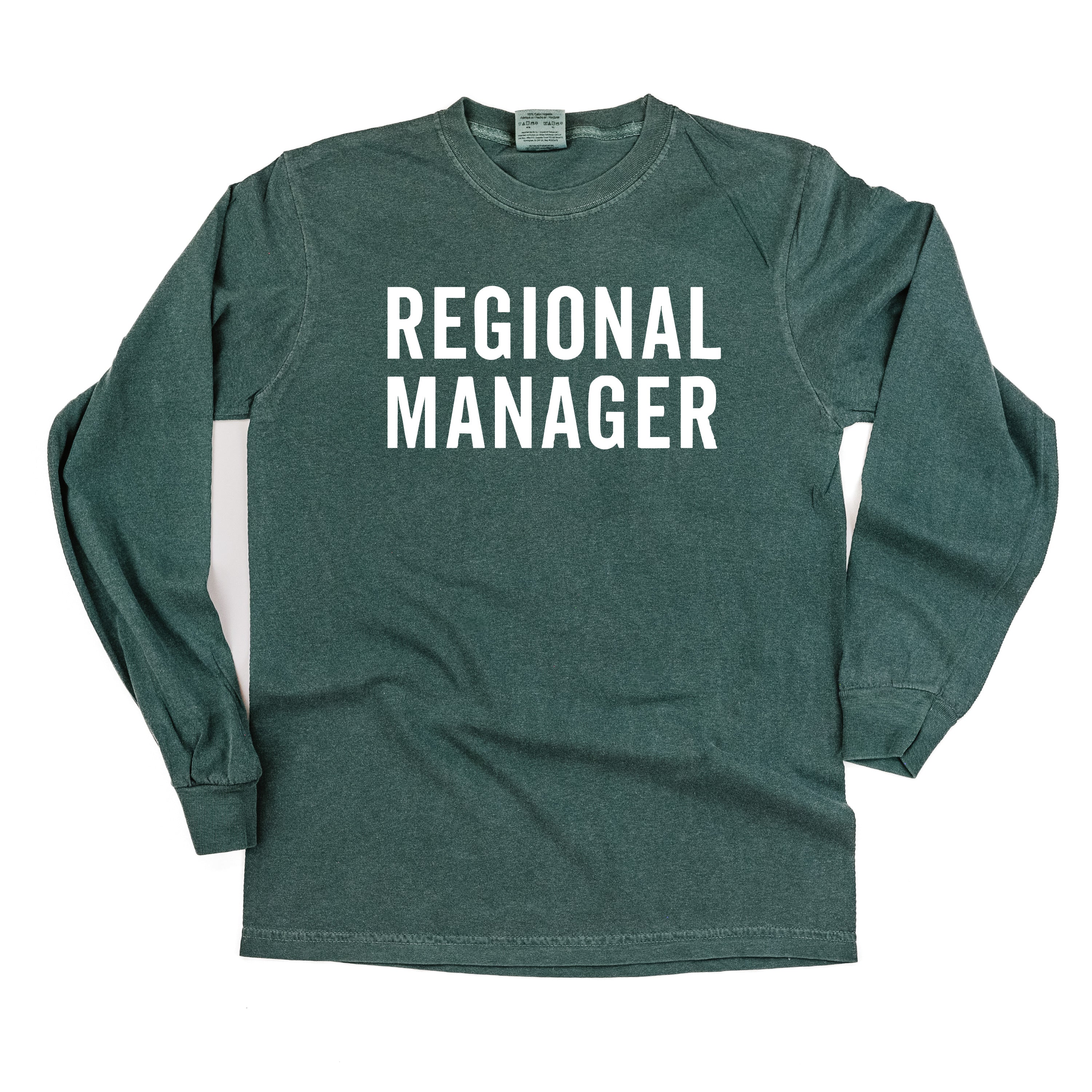 Regional Manager - LONG SLEEVE Comfort Colors Tee - Image 7
