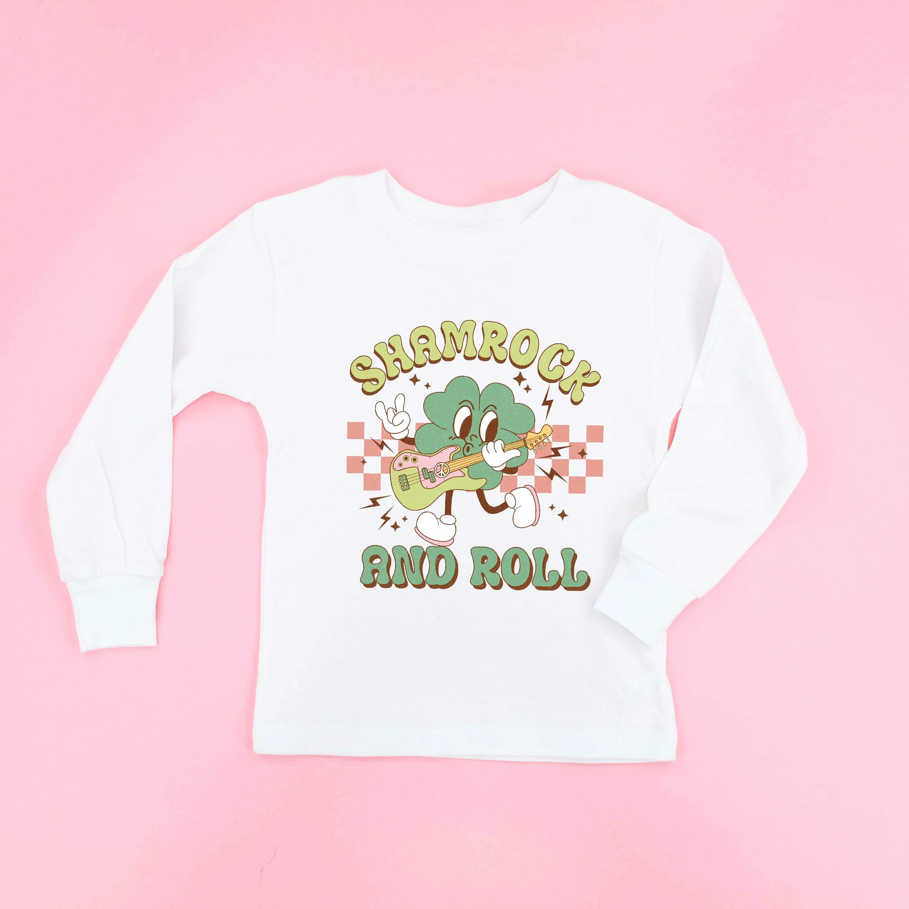 Shamrock and Roll - Child Long Sleeve Tee - Image 3