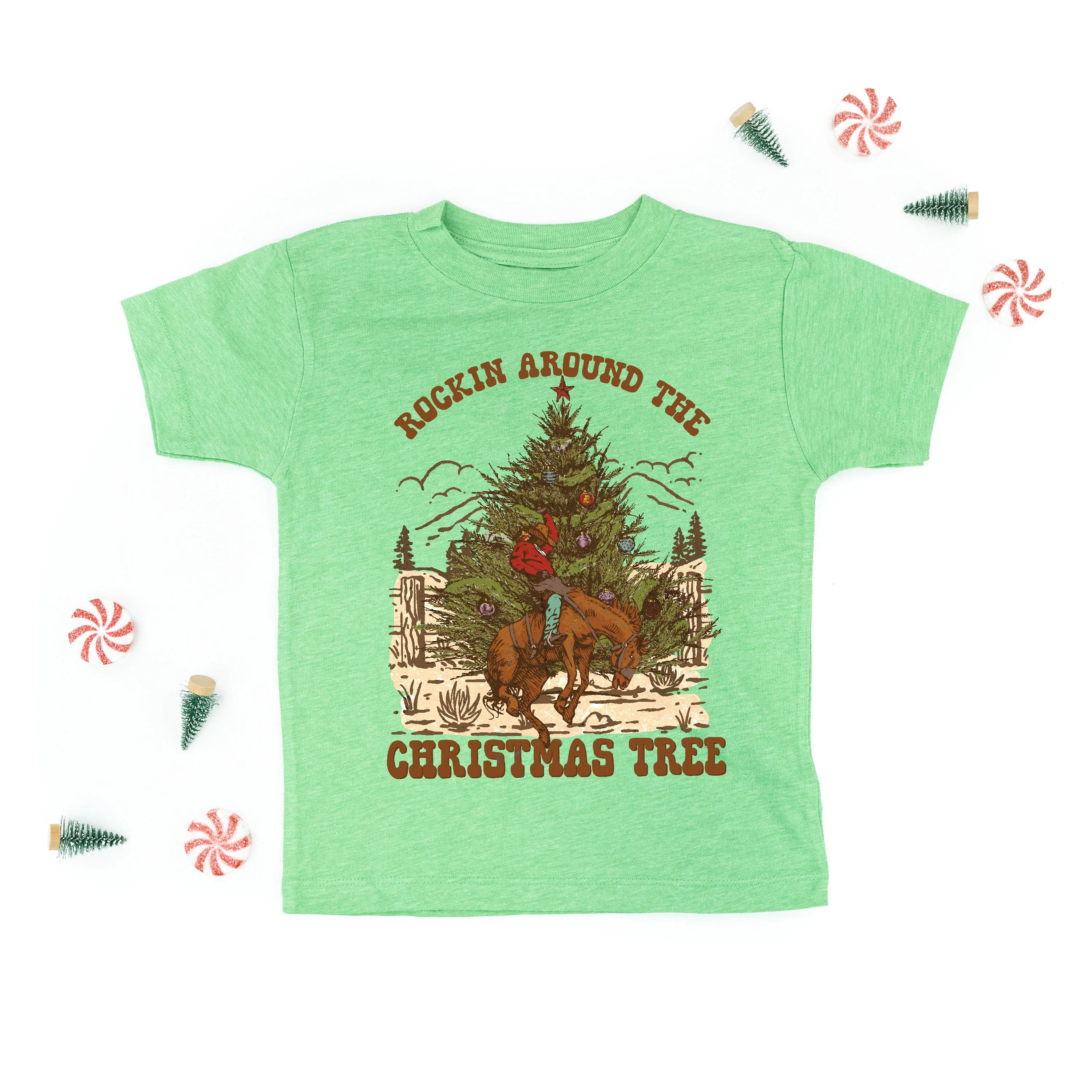 Rockin Around The Christmas Tree - Child Tee - Image 7