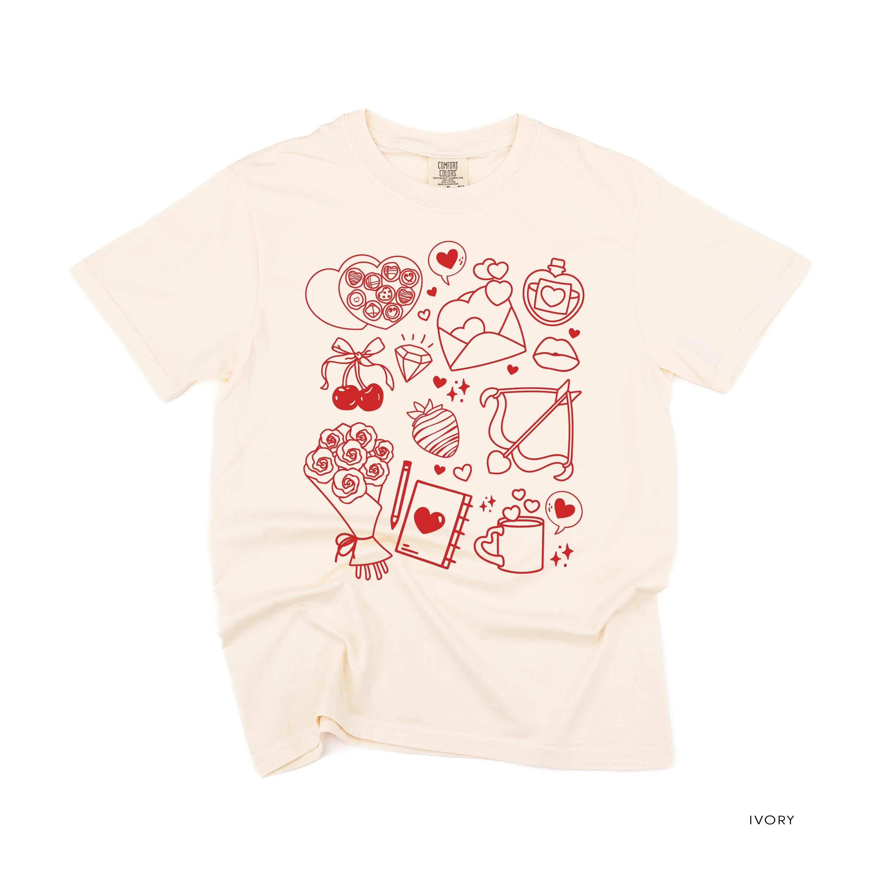 Romantic Collage - Comfort Colors Tee - Image 3