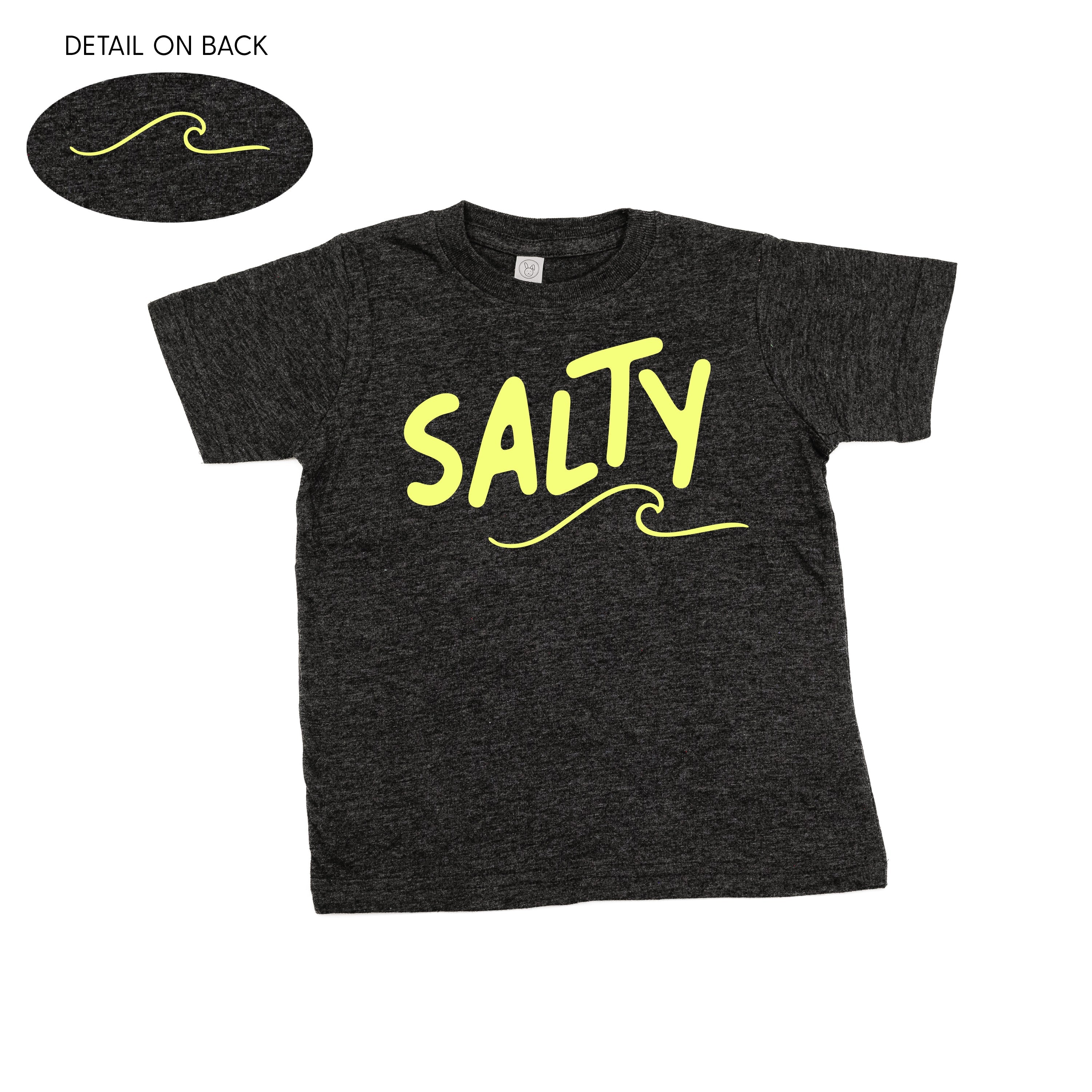 Salty w/ Wave (f&bd) - Child Tee - Image 21