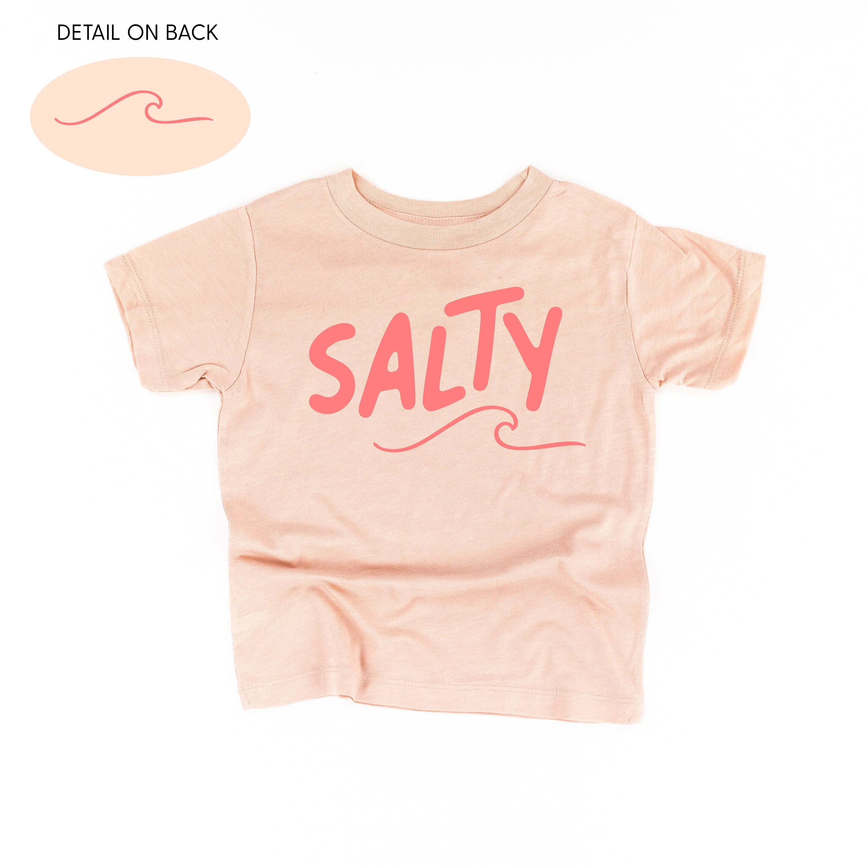 Salty w/ Wave (f&bd) - Child Tee - Image 25