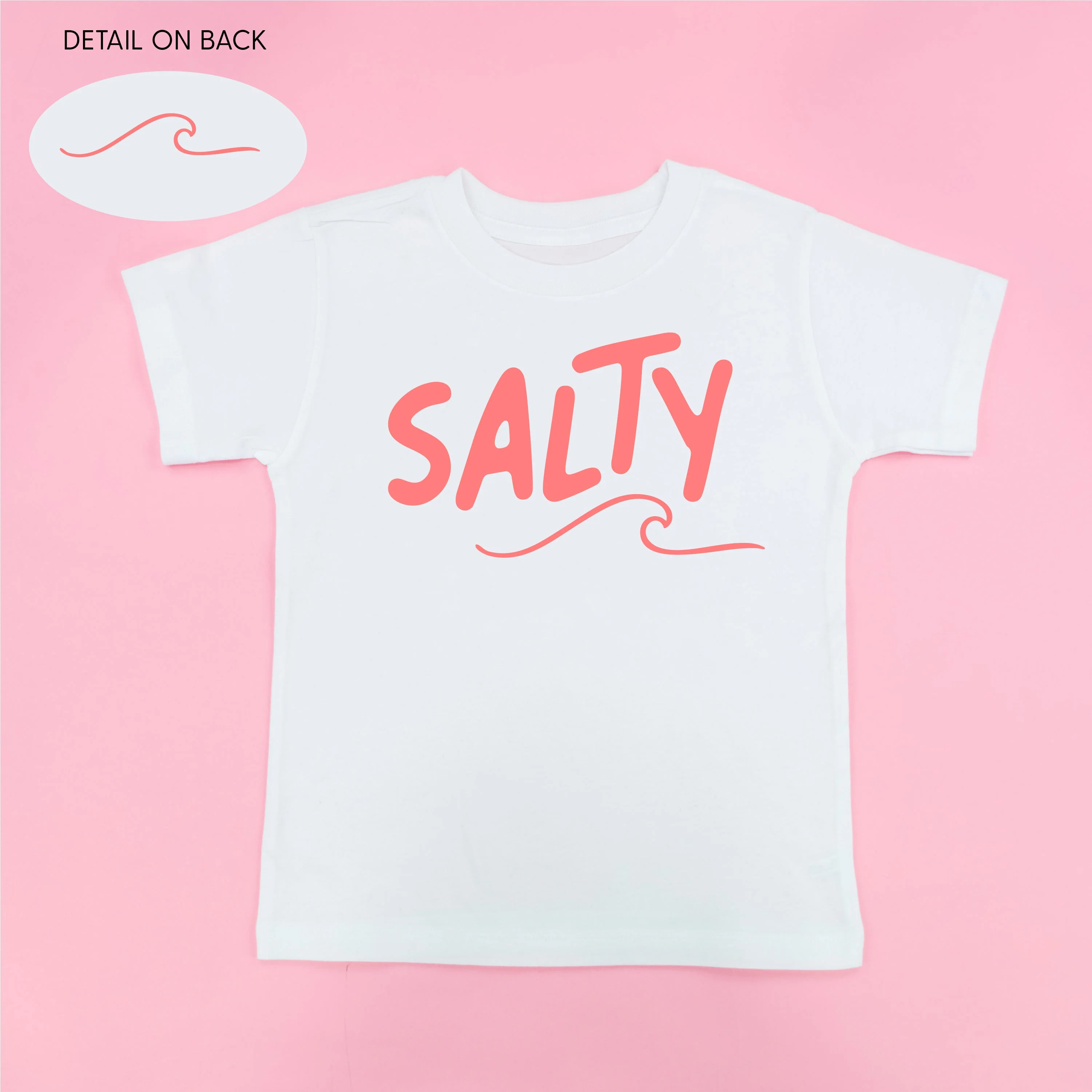 Salty w/ Wave (f&bd) - Child Tee - Image 28