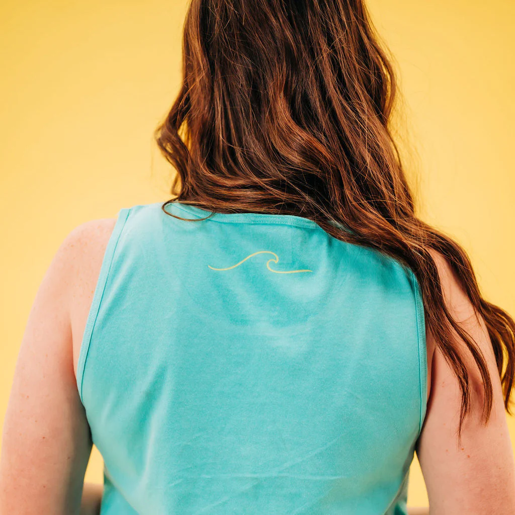 Salty w/ Wave (f&bd) - Comfort Colors TANK - Image 3