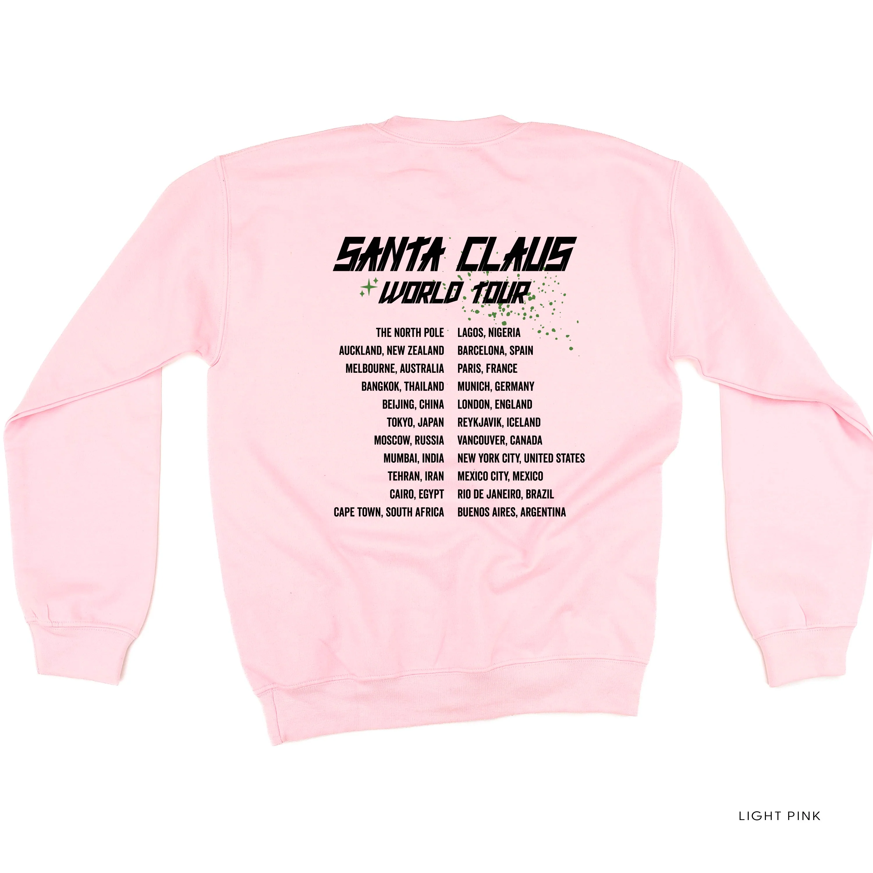 Santa Claus World Tour (f&b) - Basic Fleece - Image 10