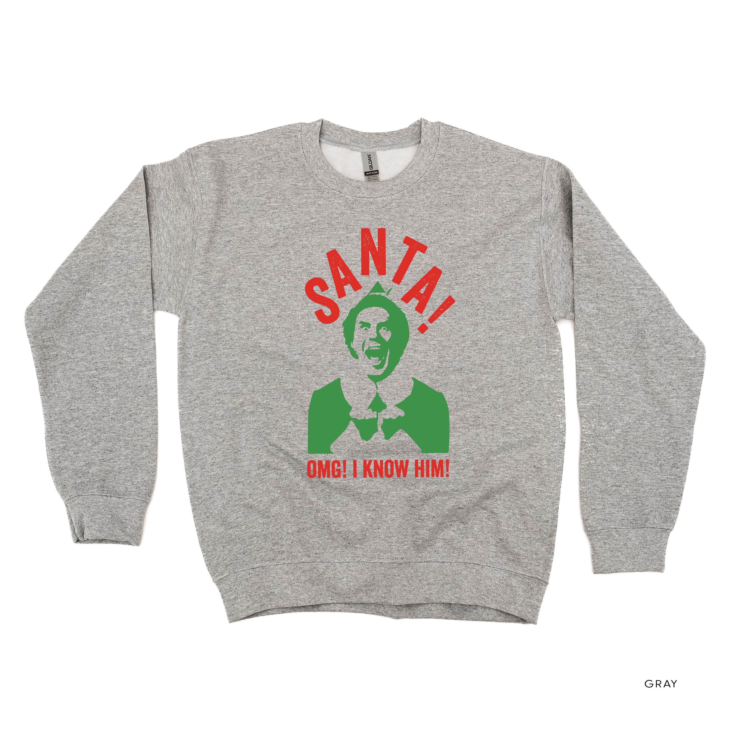 Santa! OMG! I Know Him! - Basic Fleece - Image 4