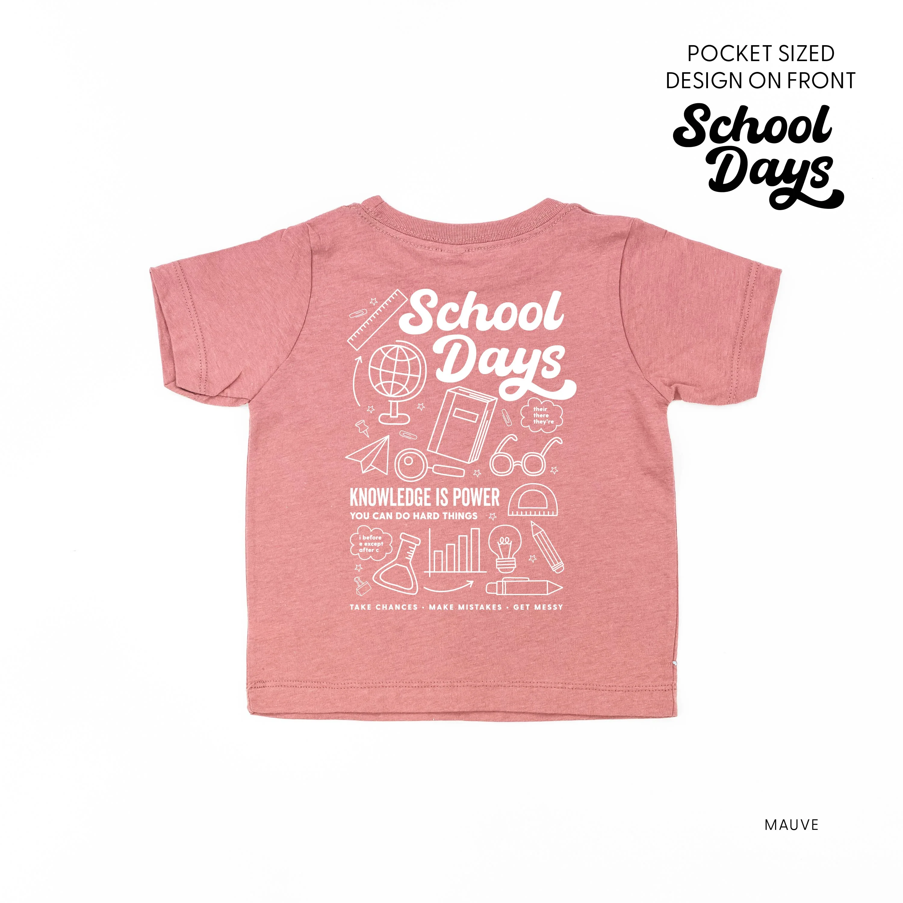 School Days - School Day Items (pf & b) - Child Tee - Image 12