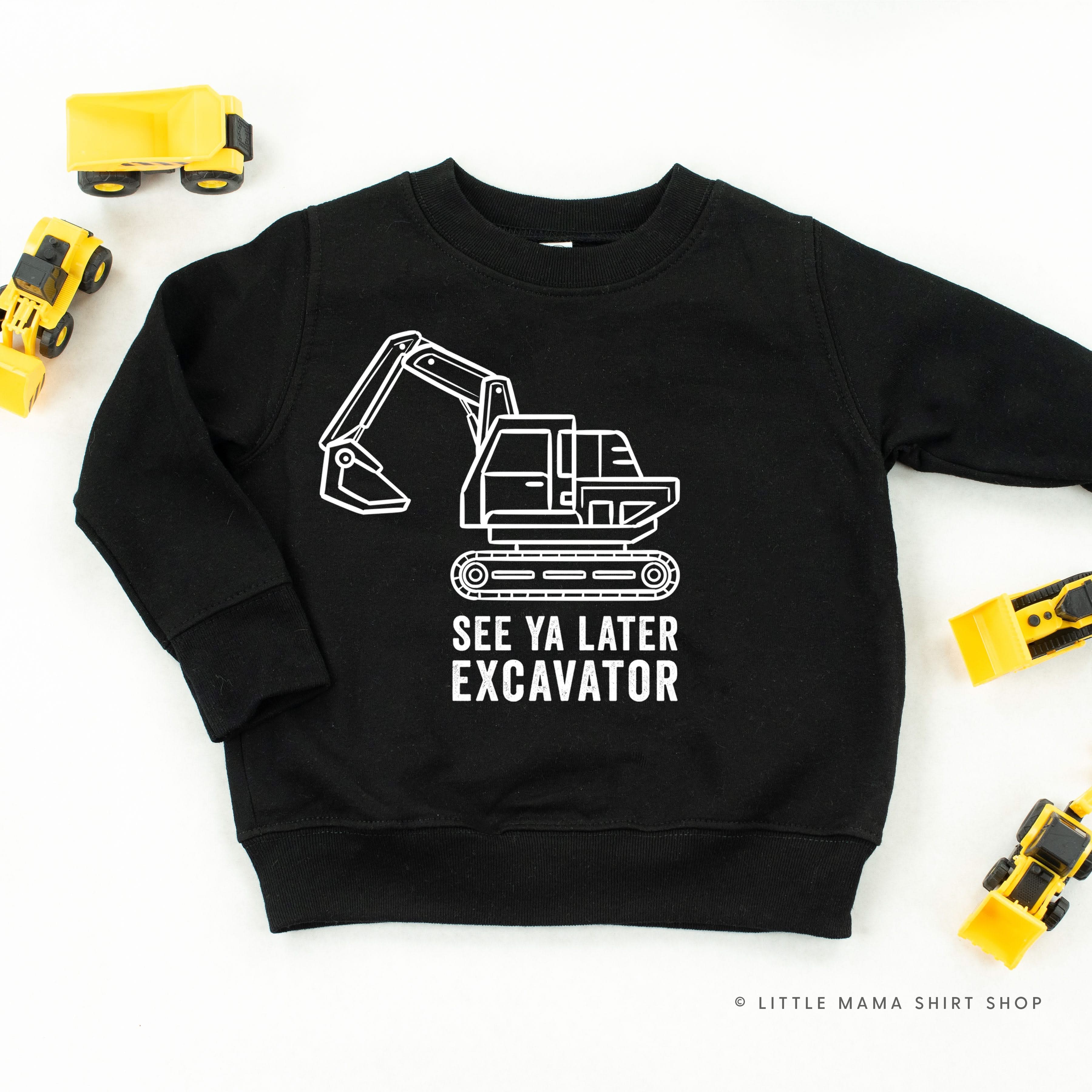 SEE YA LATER EXCAVATOR - Child Sweater - Image 2